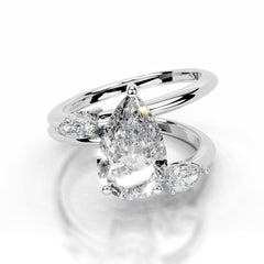 Eternal Bloom Ring Lab Grown Diamond Ring - Platinum