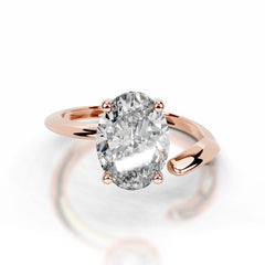 Diamond Delicacy Lab Grown Diamond Ring - 14K Rose Gold