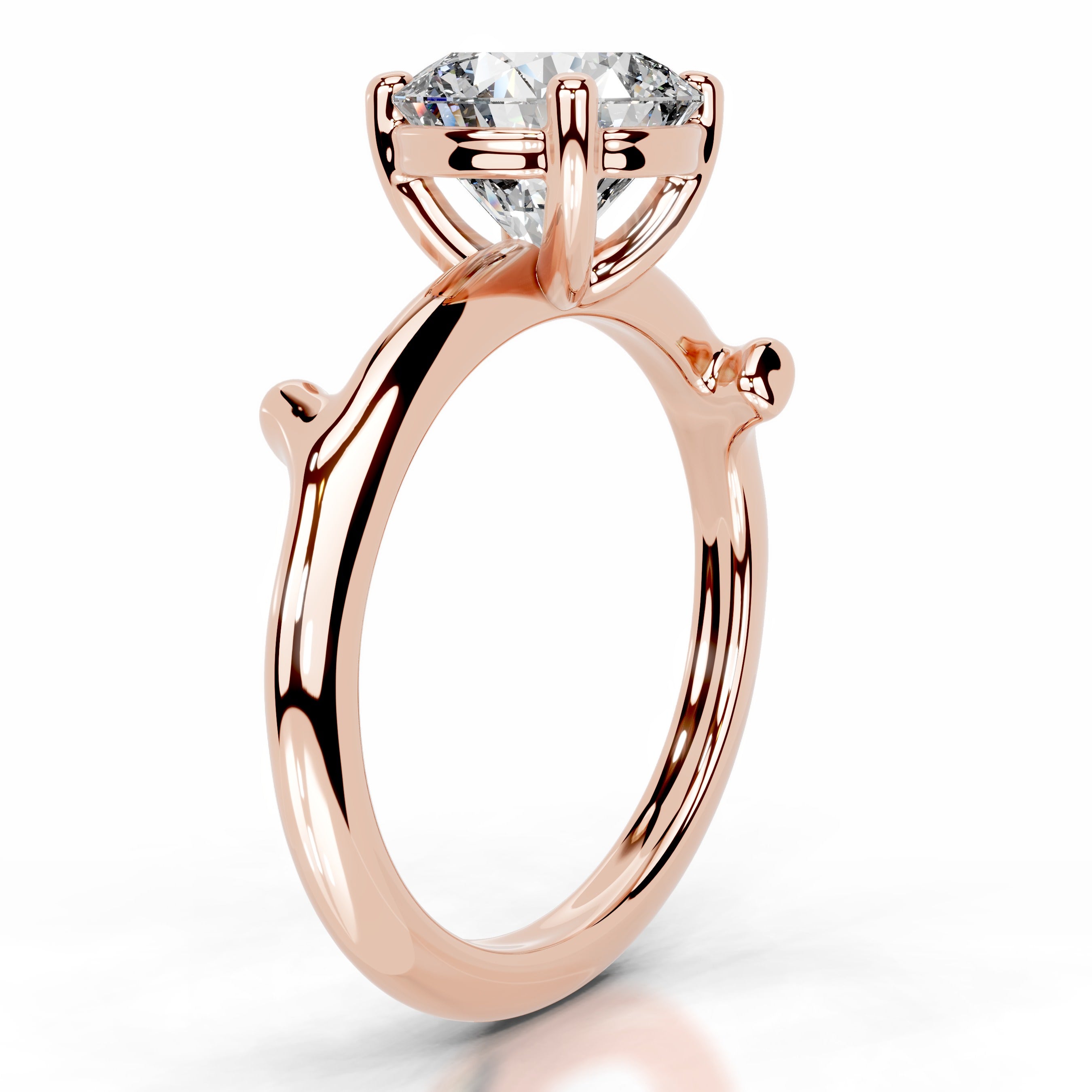 Nature's Embrace Lab Grown Diamond Ring - 14K Rose Gold