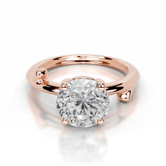 Nature's Embrace Lab Grown Diamond Ring - 14K Rose Gold