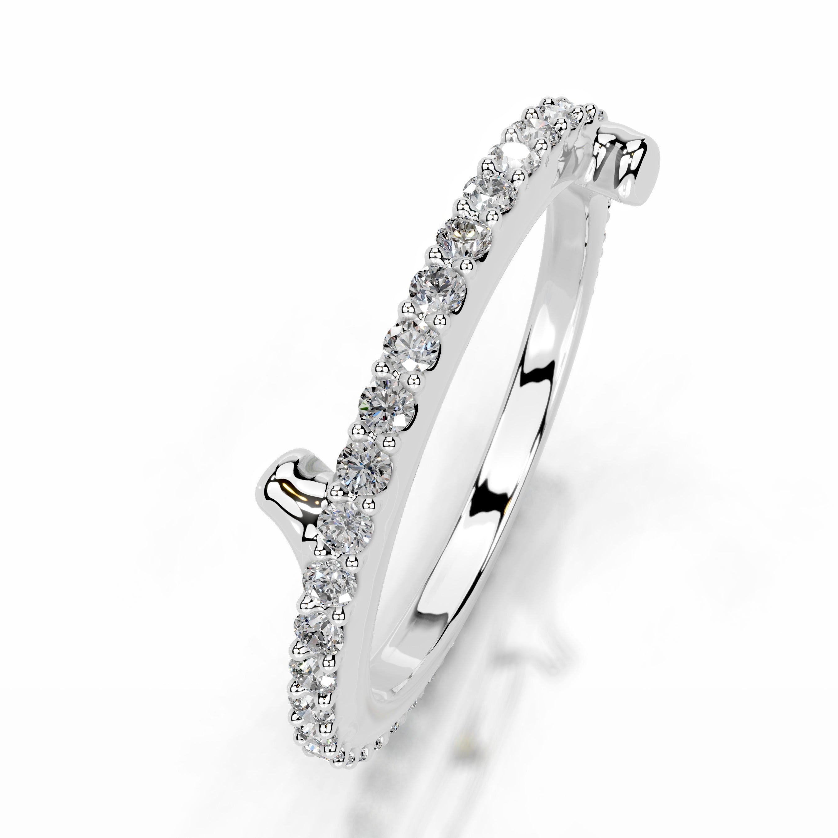 Eternal Love Lab Grown Diamond Wedding band - 14K White Gold