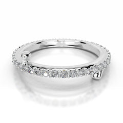 Eternal Love Lab Grown Diamond Wedding band - 18K White Gold