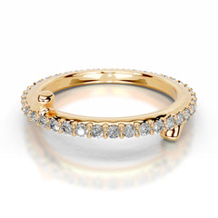 Eternal Love Lab Grown Diamond Wedding band - 18K Yellow Gold
