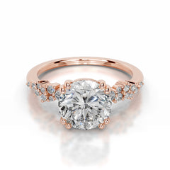 Emaline Lab Grown Diamond Ring - 14K Rose Gold