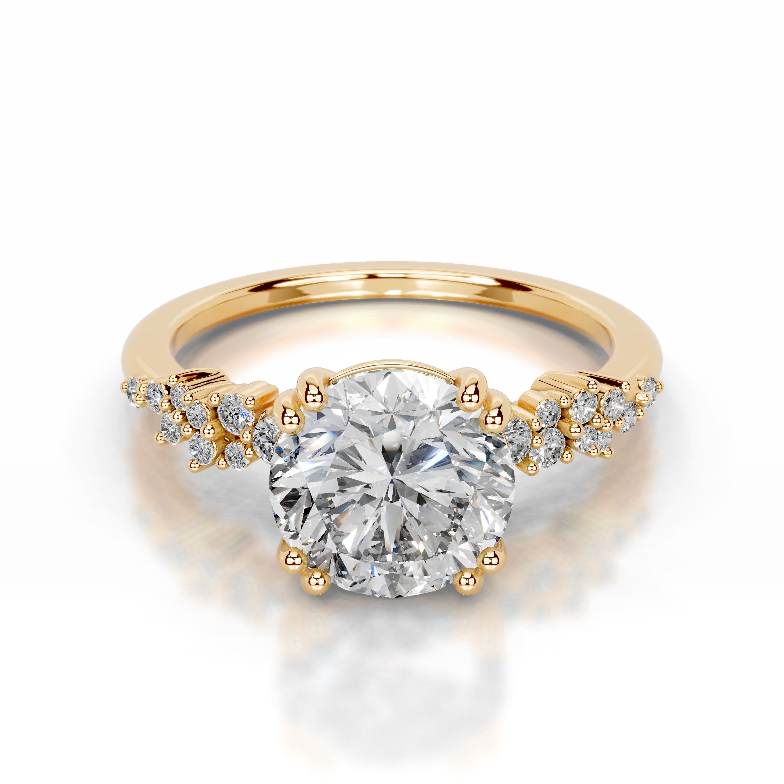 Emaline Lab Grown Diamond Ring - 18K Yellow Gold