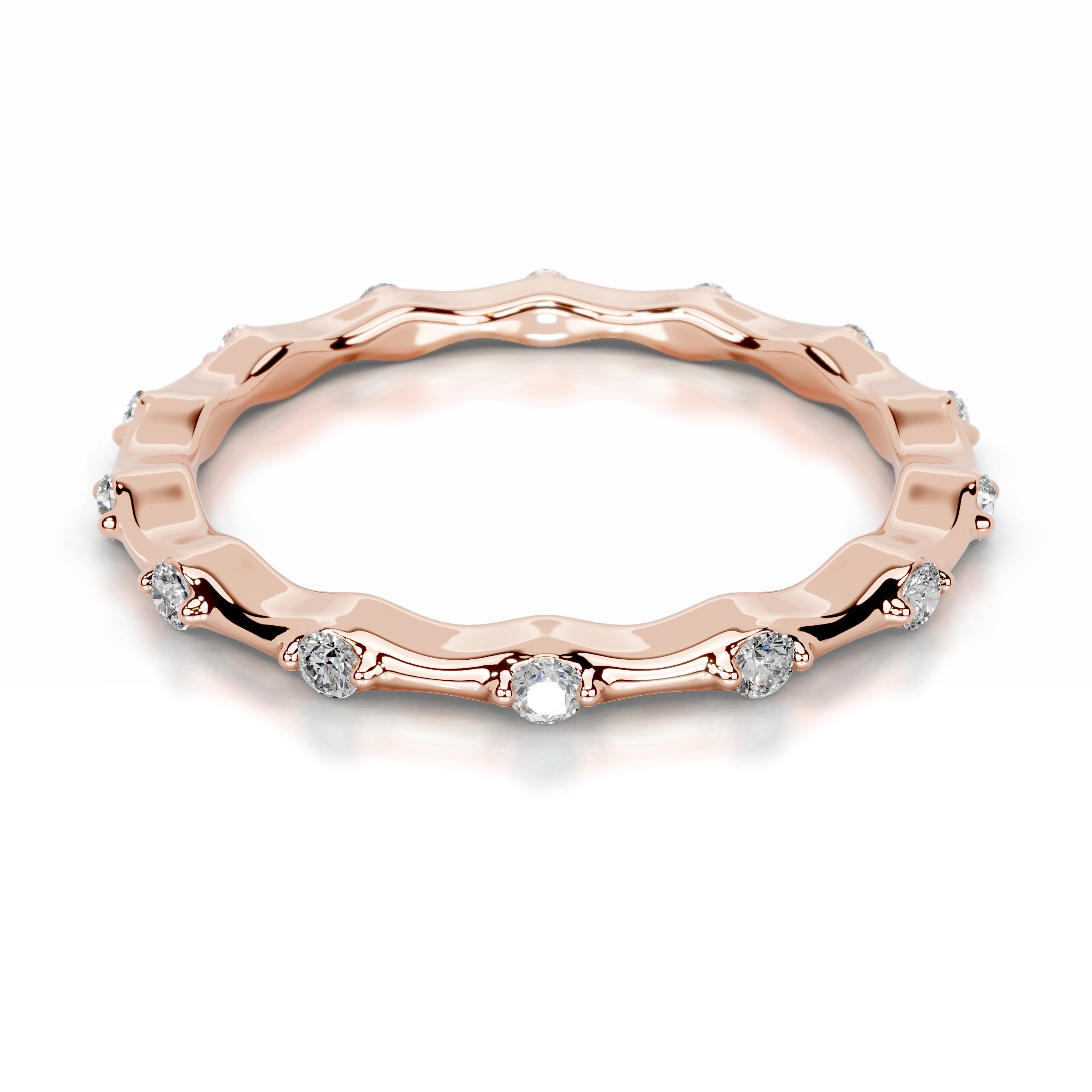 McKay Lab Grown Diamond Wedding band - 14K Rose Gold