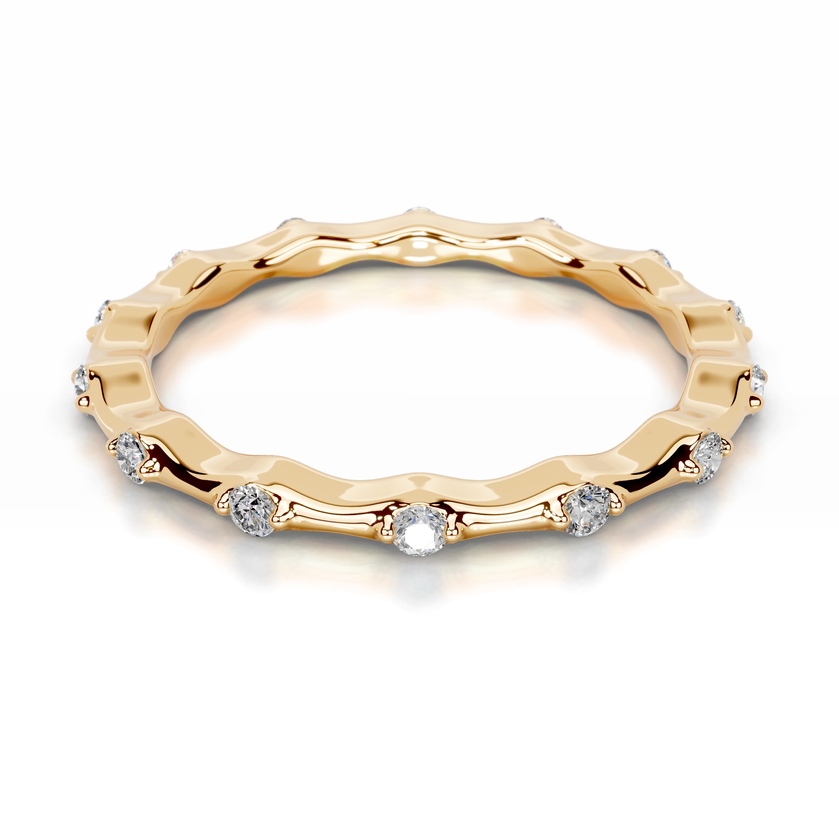 McKay Lab Grown Diamond Wedding band - 18K Yellow Gold