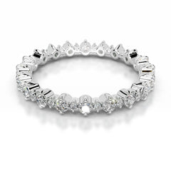 Halle Lab Grown Diamond Wedding band - Platinum