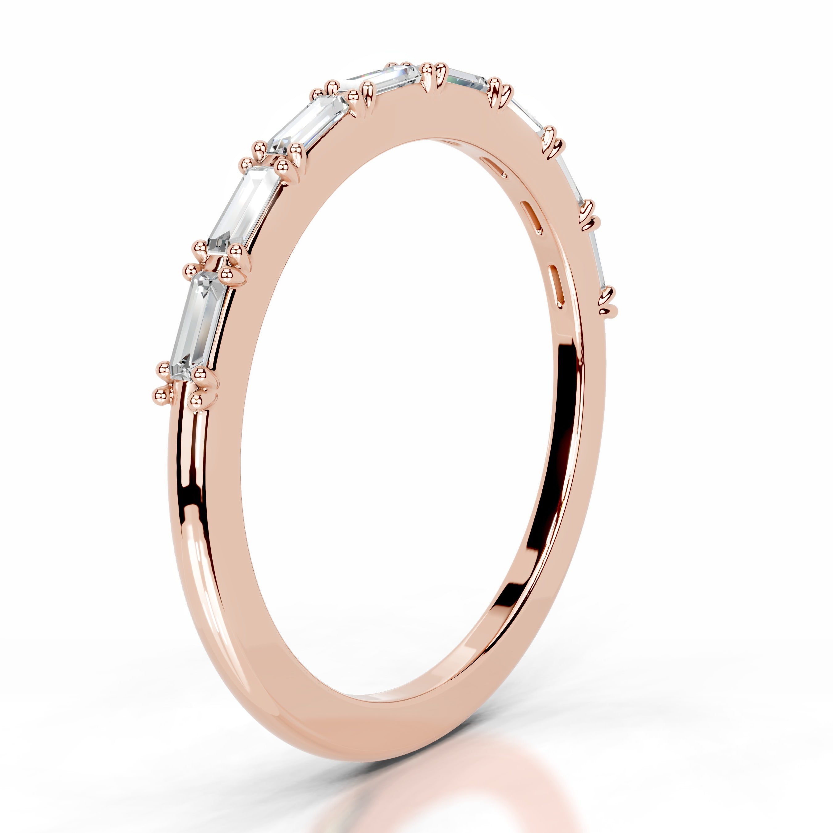 Irie Lab Grown Diamond Wedding band - 14K Rose Gold