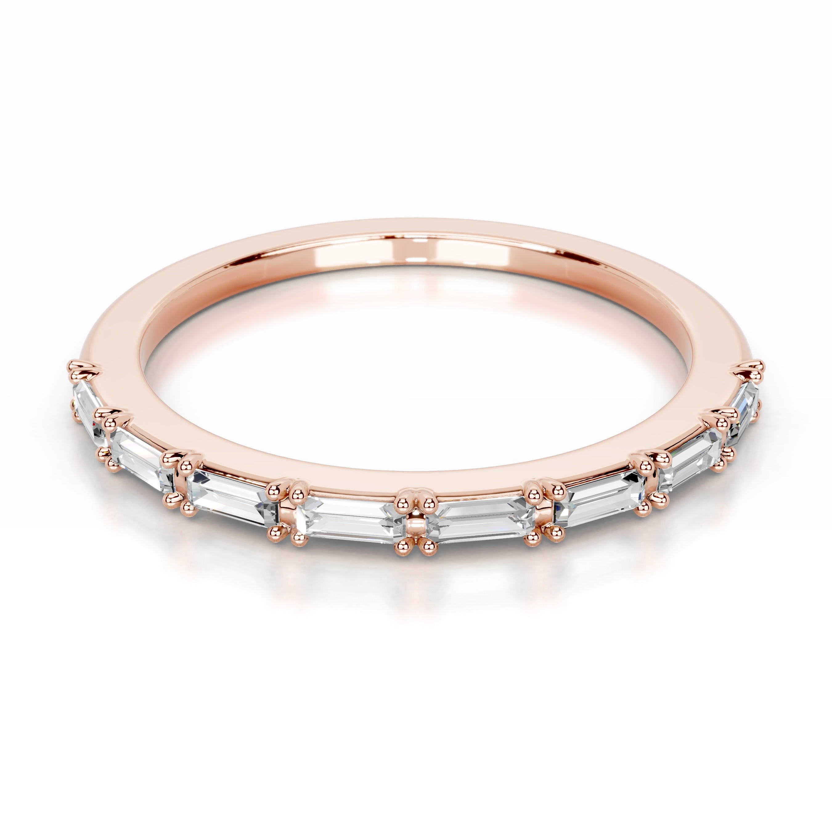 Irie Lab Grown Diamond Wedding band - 14K Rose Gold