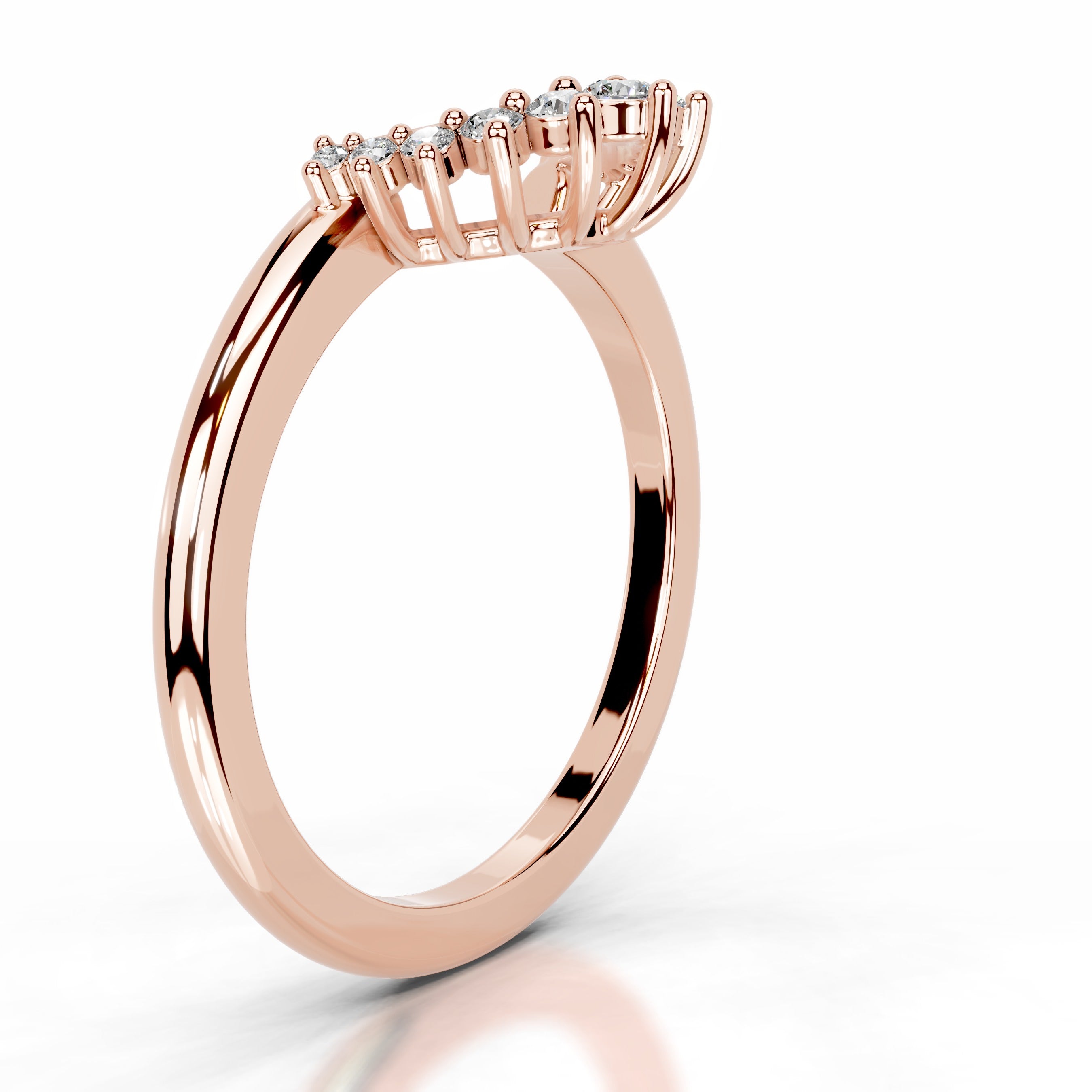 Tobi Lab Grown Diamond Wedding band - 14K Rose Gold