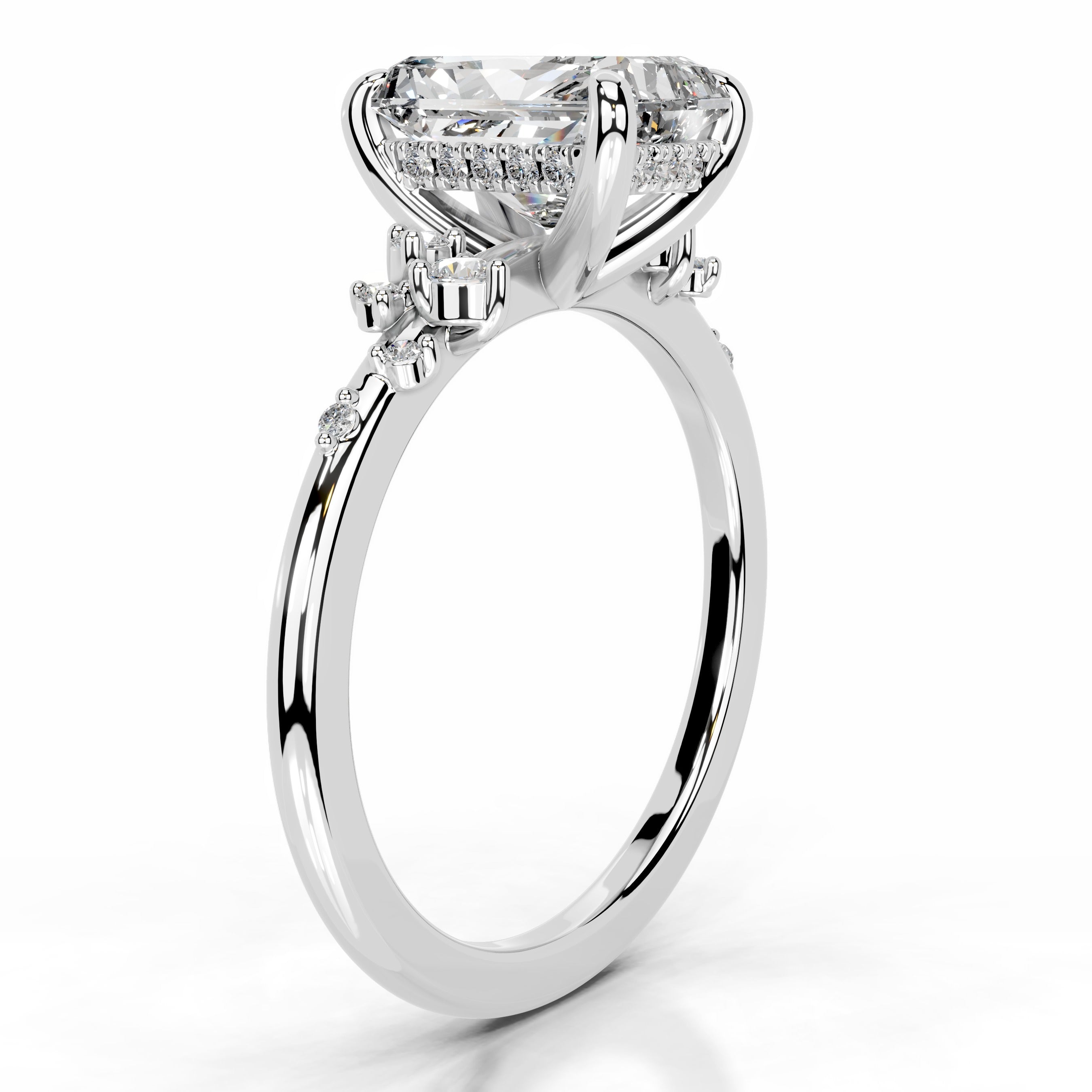 Maisie Lab Grown Diamond Ring - 14K White Gold (RTS)