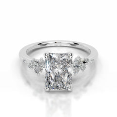 Maisie Lab Grown Diamond Ring - 18K White Gold