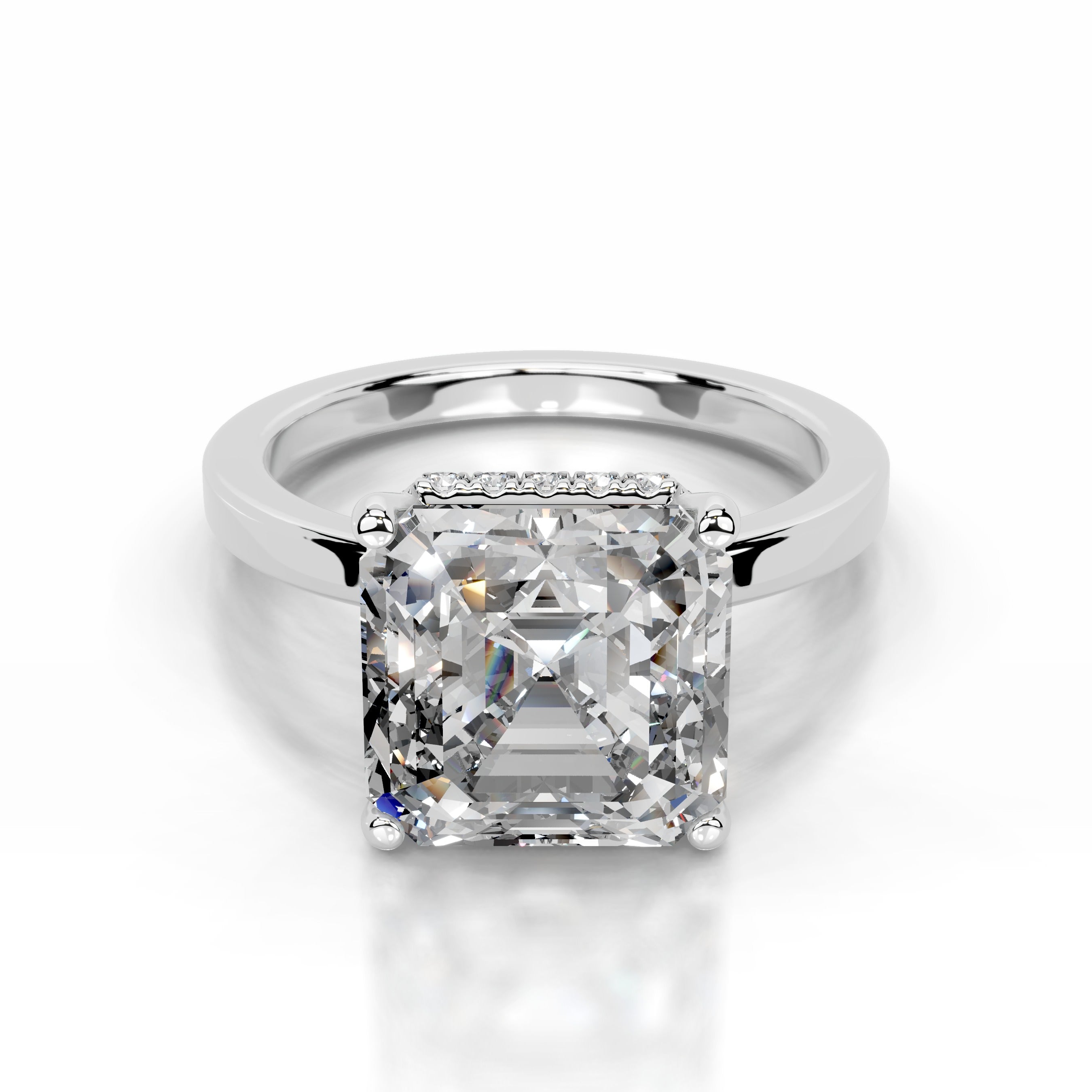 Duri Lab Grown Diamond Ring - 14K White Gold (RTS)