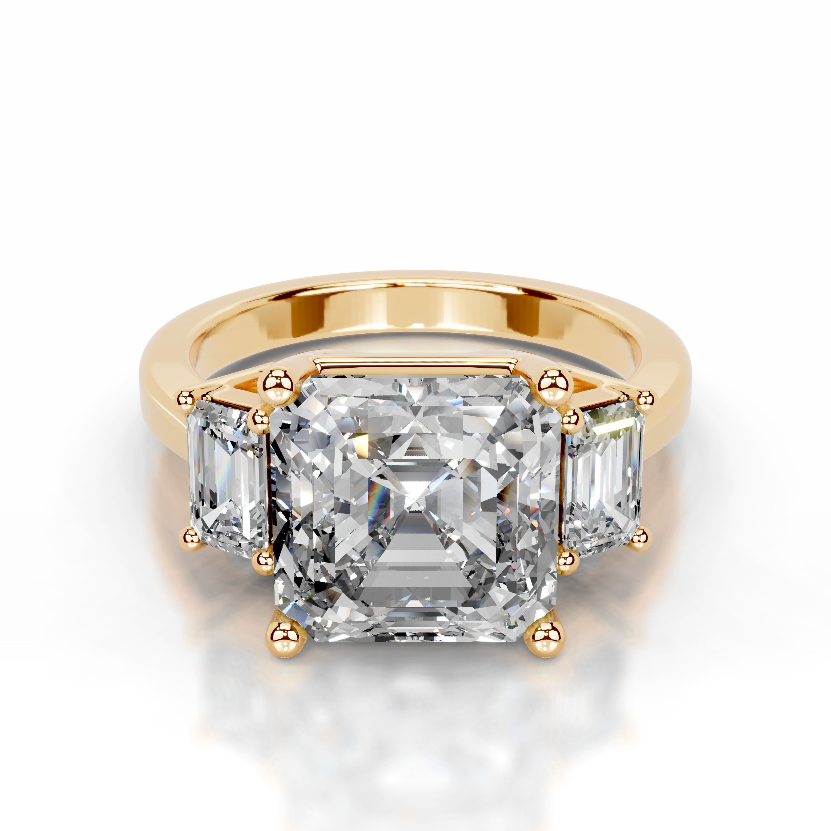Gyeong Lab Grown Diamond Ring - 18K Yellow Gold