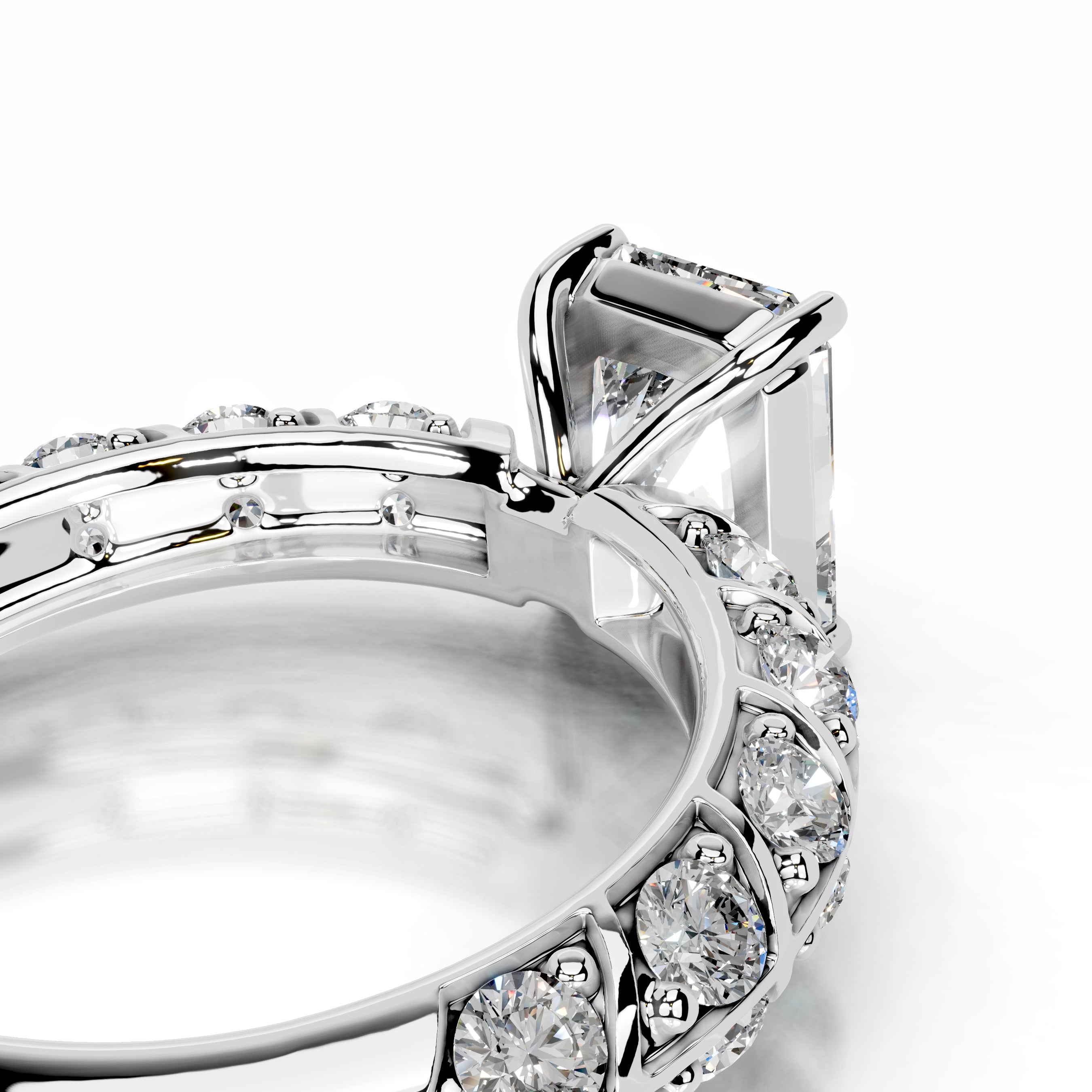 Iseul Lab Grown Diamond Ring - 14K White Gold (RTS)