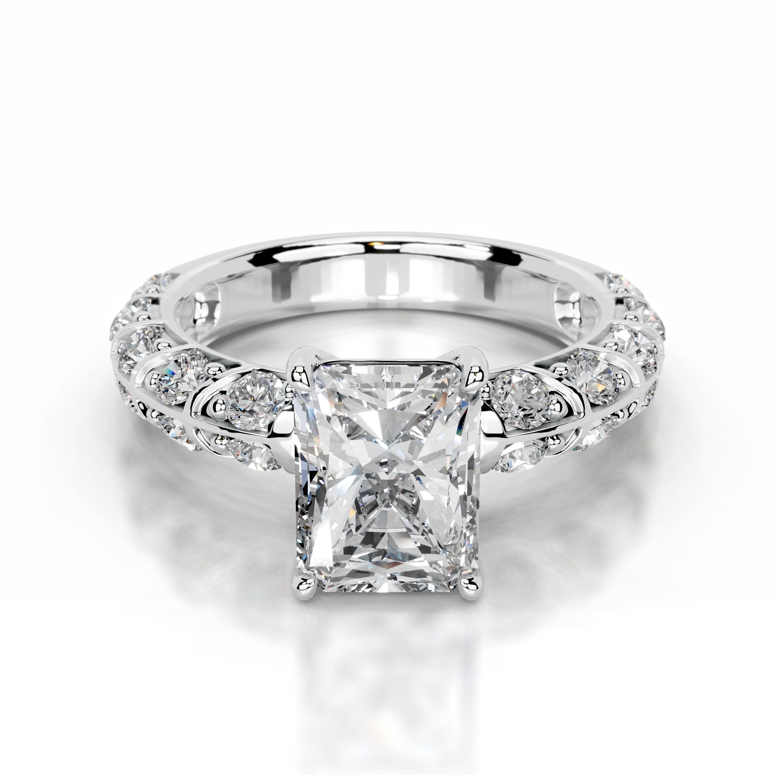 Iseul Lab Grown Diamond Ring - 14K White Gold (RTS)