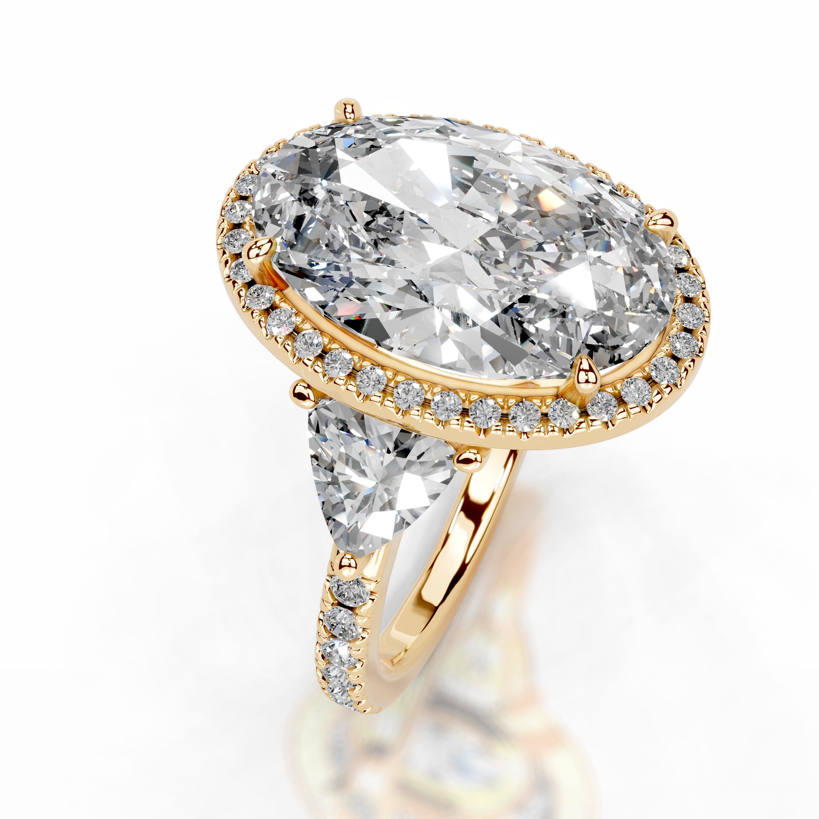 SuJin Lab Grown Diamond Ring - 18K Yellow Gold (RTS)