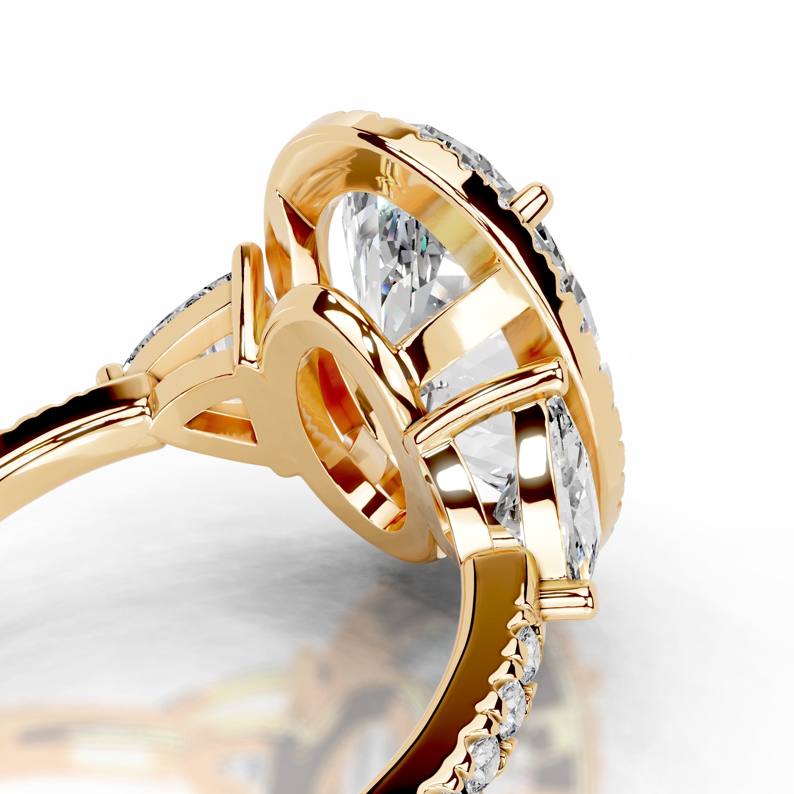 SuJin Lab Grown Diamond Ring - 18K Yellow Gold (RTS)