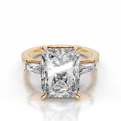 Mun Lab Grown Diamond Ring - 18K Yellow Gold