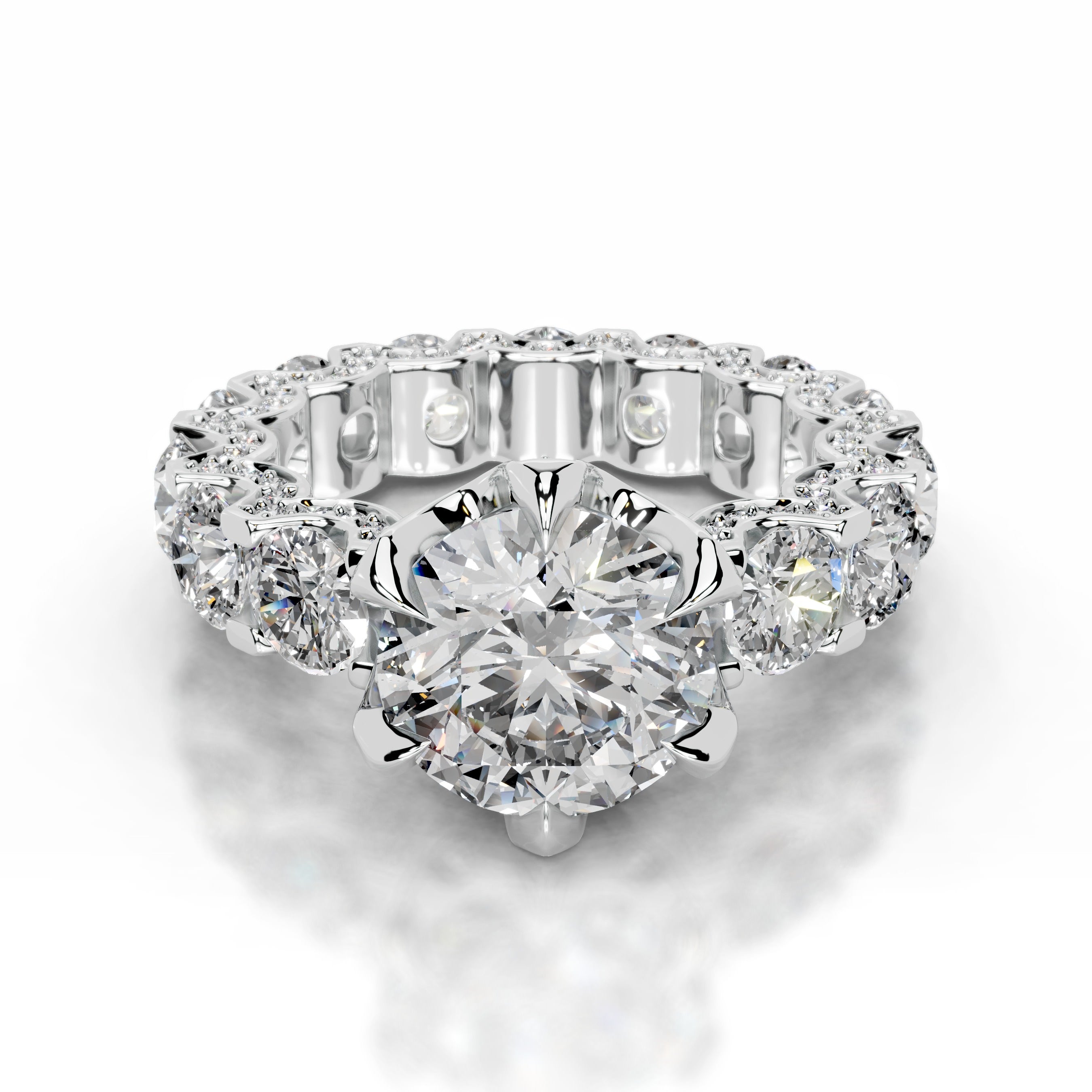 Woong Lab Grown Diamond Ring - 14K White Gold