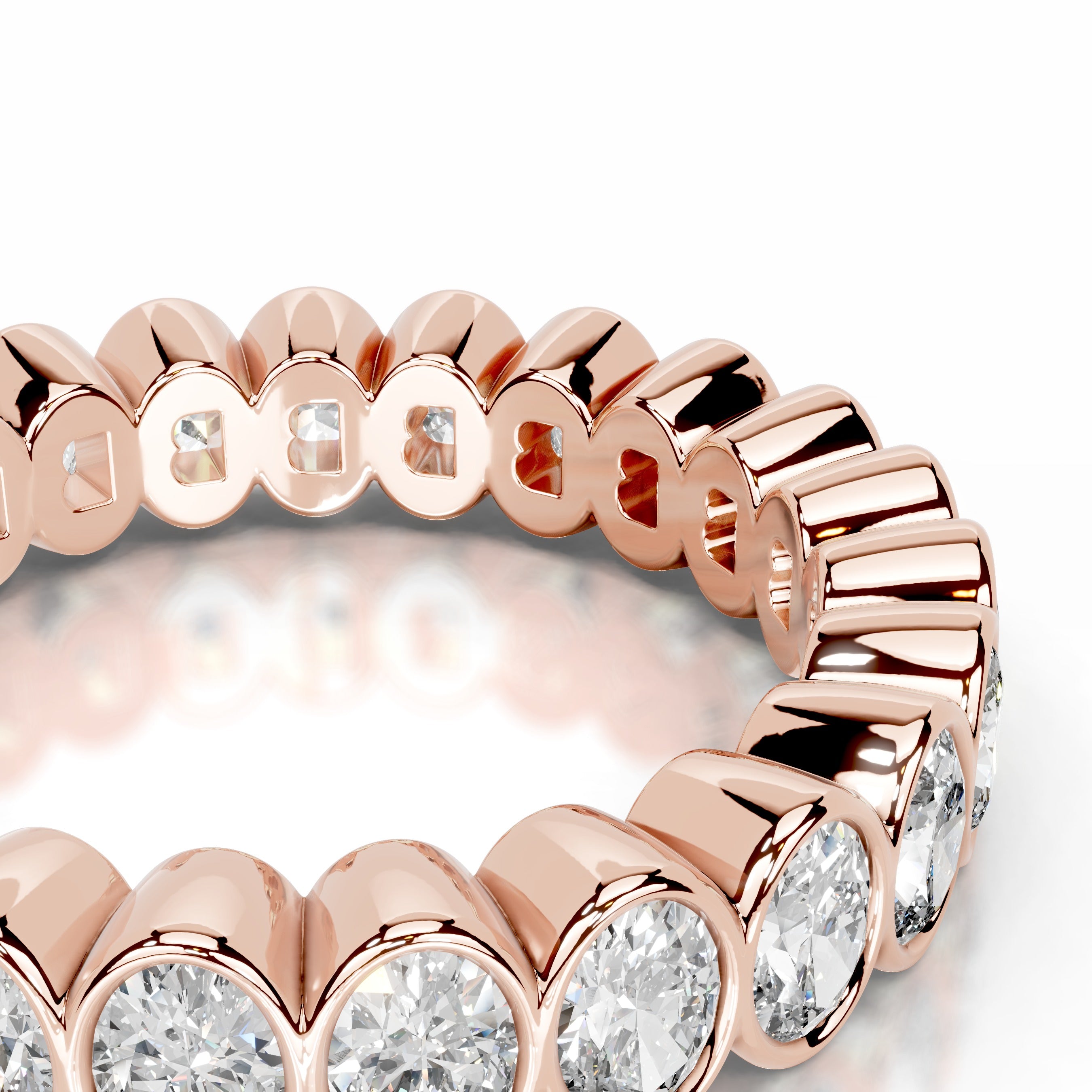Sook Lab Grown Diamond Wedding band - 14K Rose Gold
