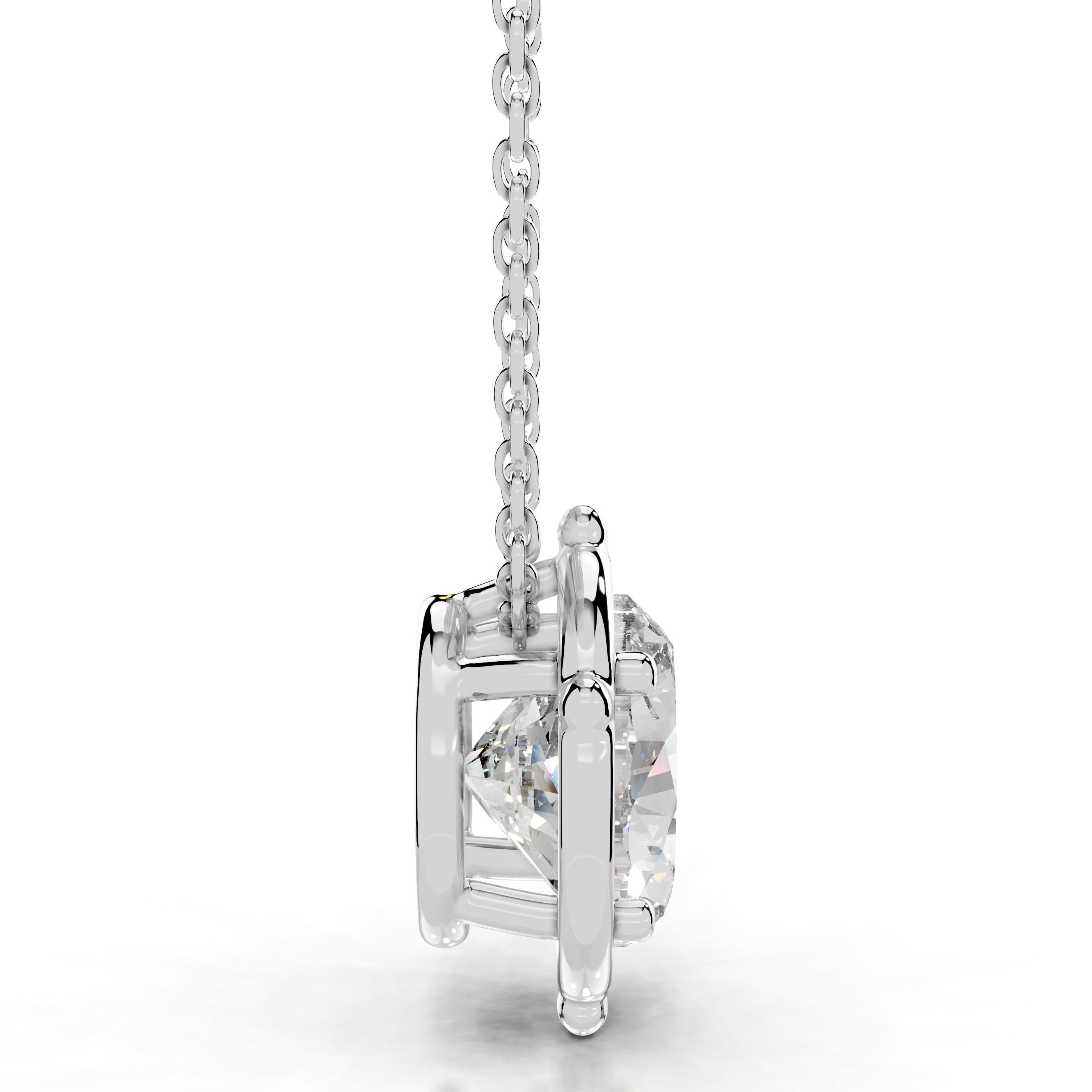 Rooted in Love Lab Grown Diamond Necklace - 14K White Gold