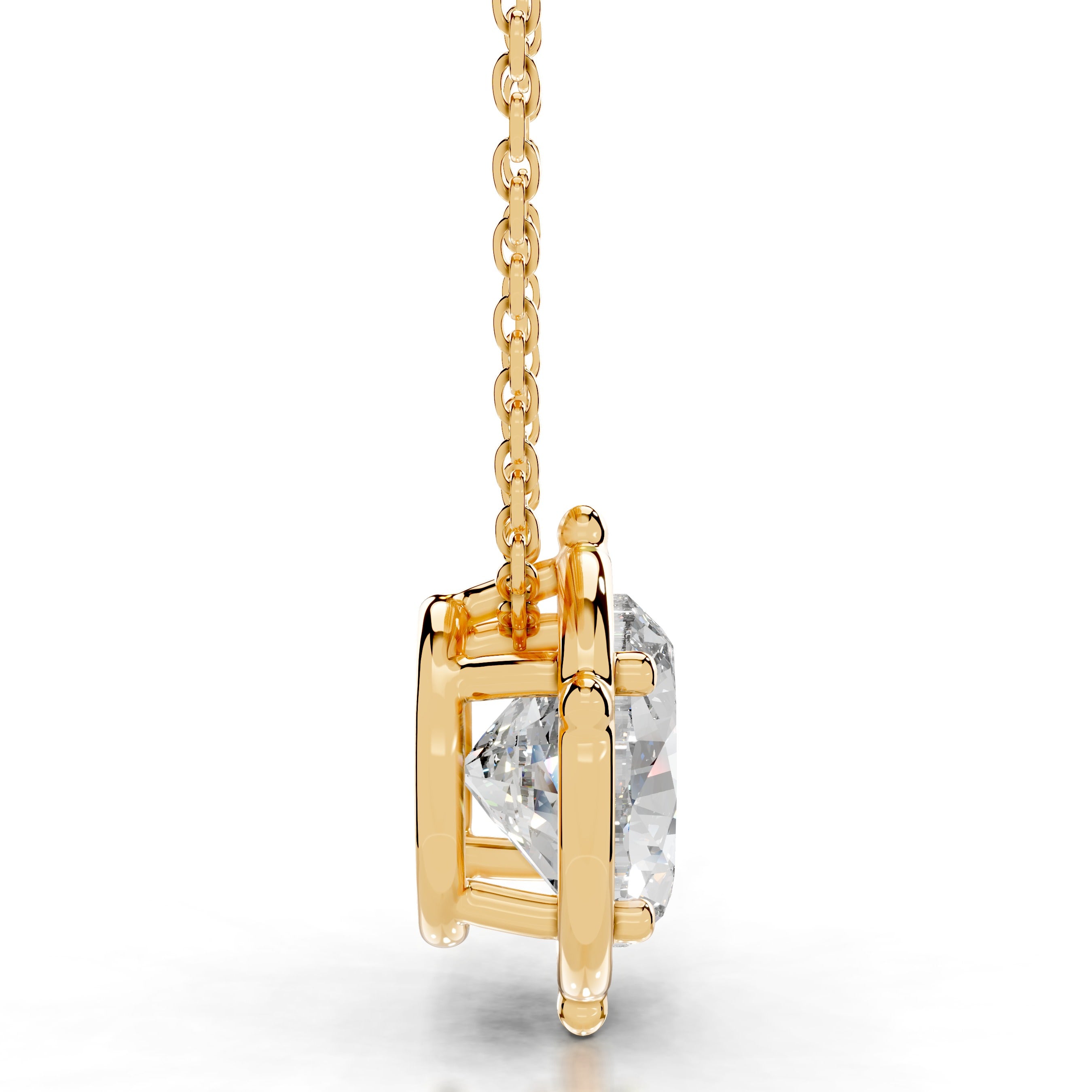 Rooted in Love Lab Grown Diamond Necklace - 18K Yellow Gold