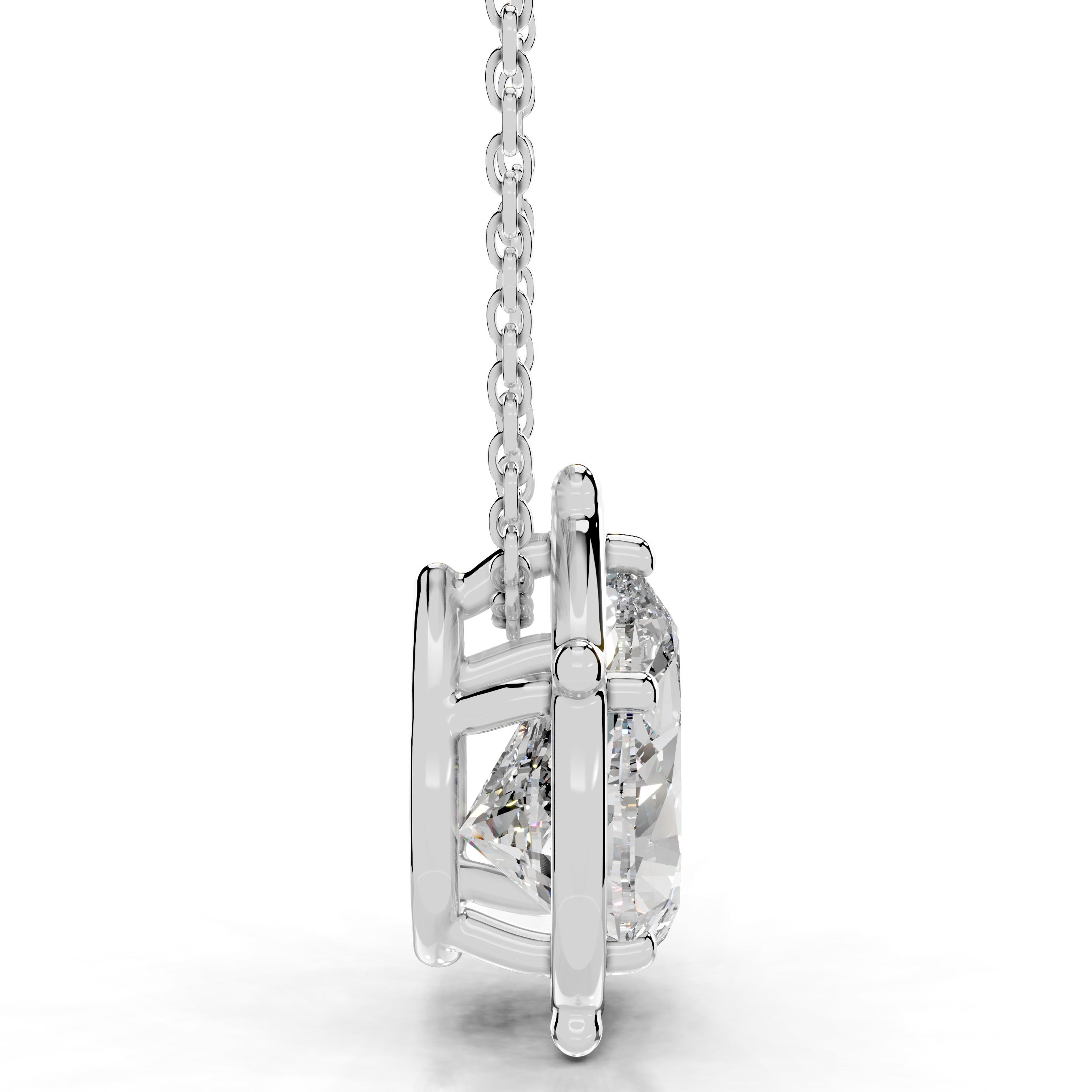 Rooted in Love Lab Grown Diamond Necklace - 14K White Gold