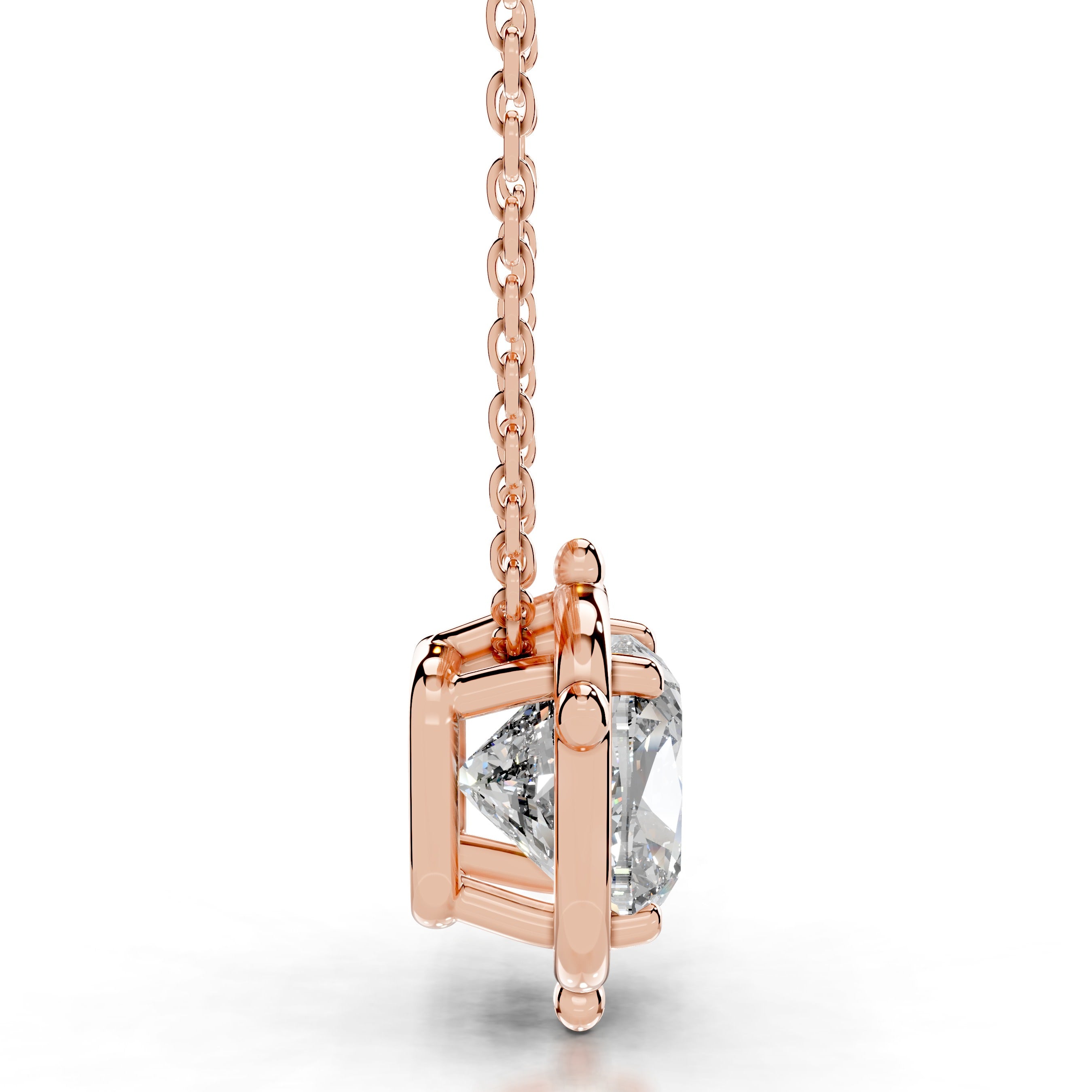 Rooted in Love Lab Grown Diamond Necklace - 14K Rose Gold