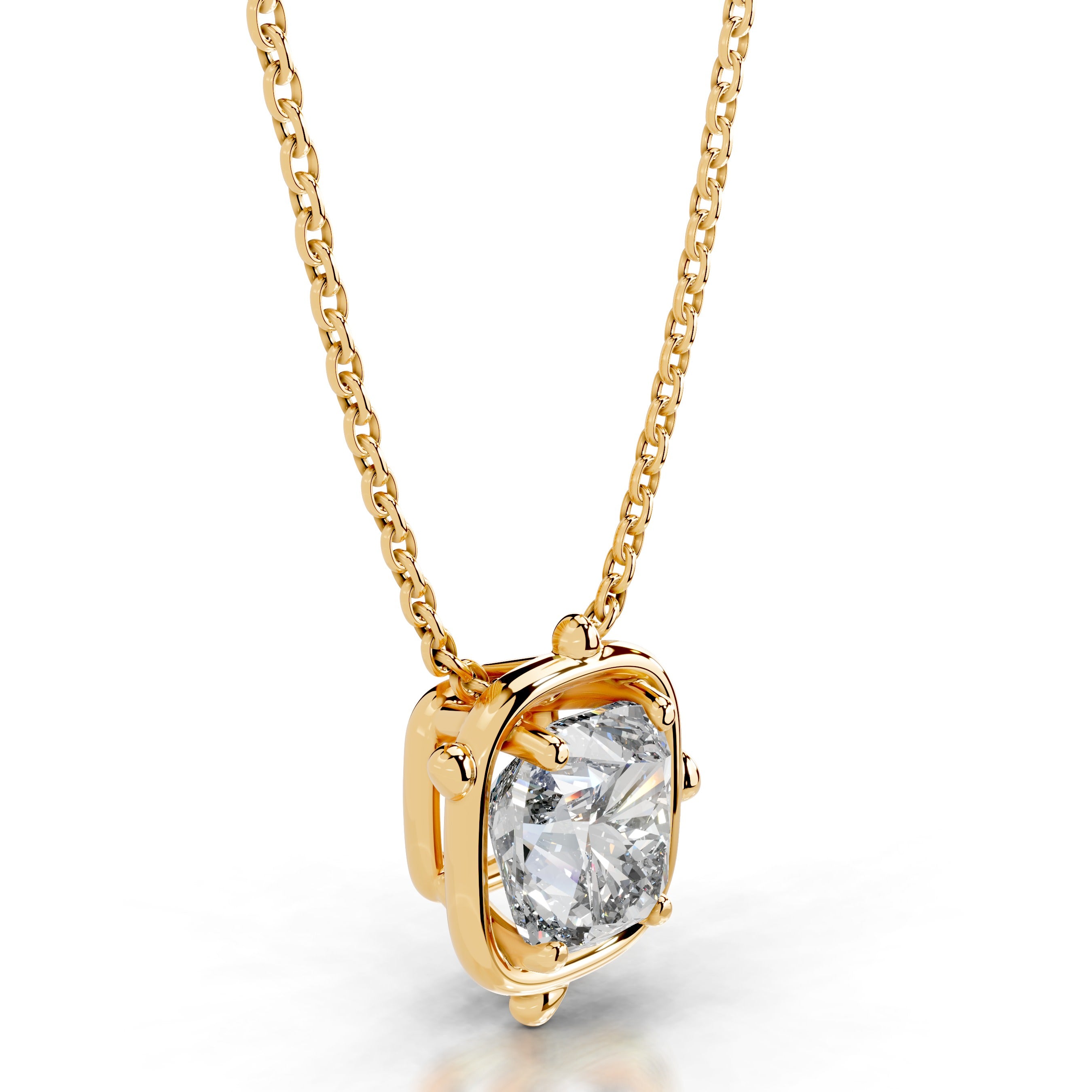 Rooted in Love Lab Grown Diamond Necklace - 18K Yellow Gold