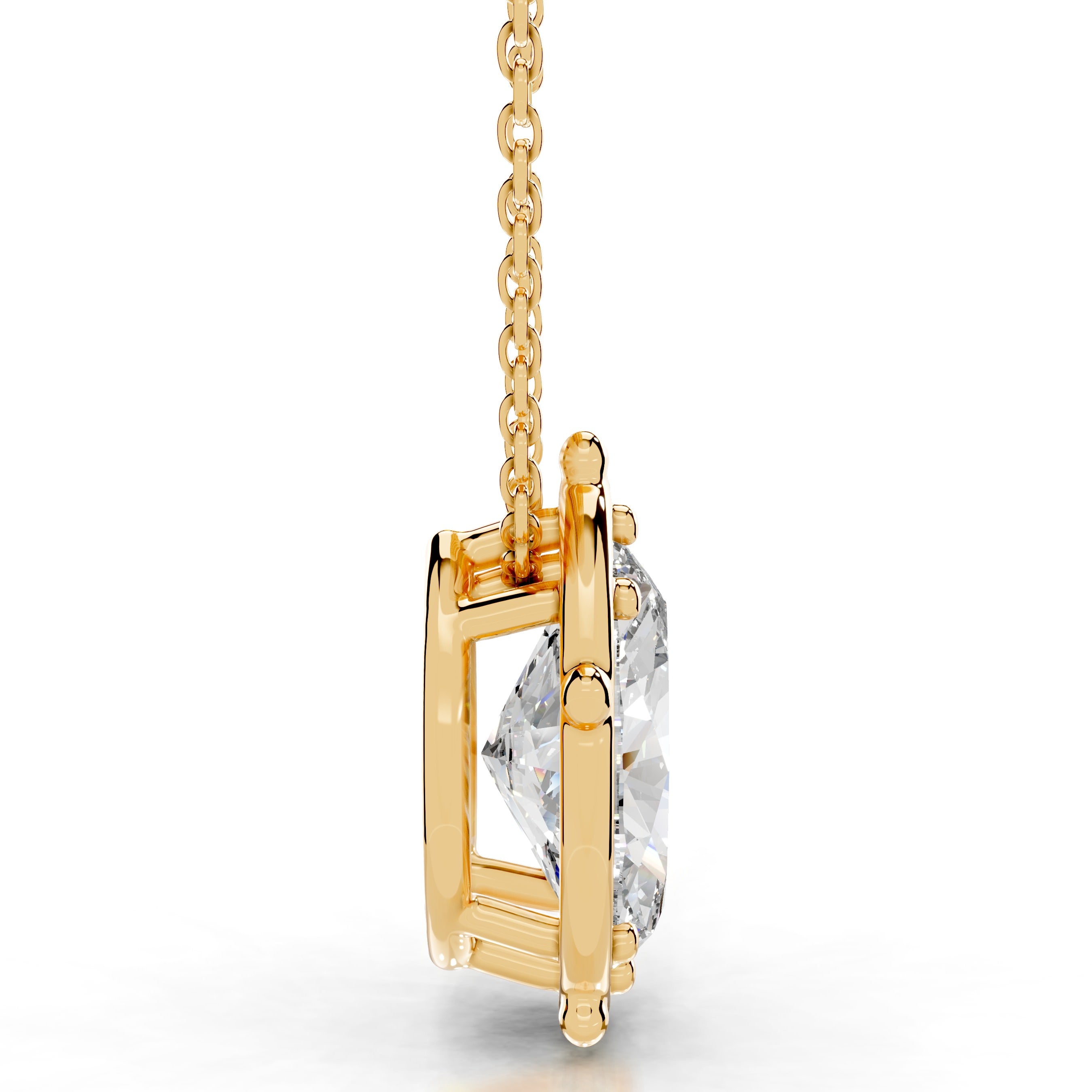 Rooted in Love Lab Grown Diamond Necklace - 18K Yellow Gold