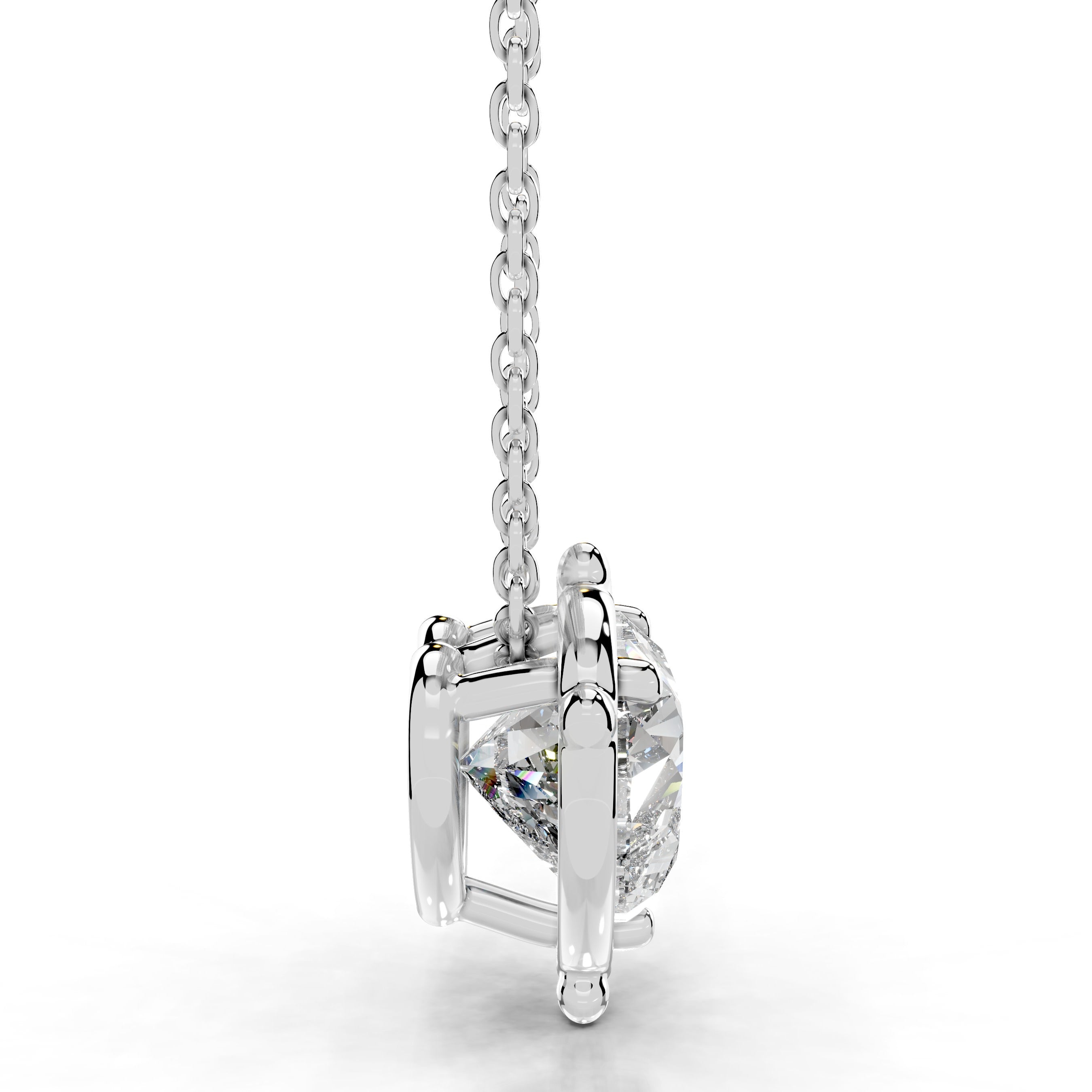 Rooted in Love Lab Grown Diamond Necklace - 14K White Gold