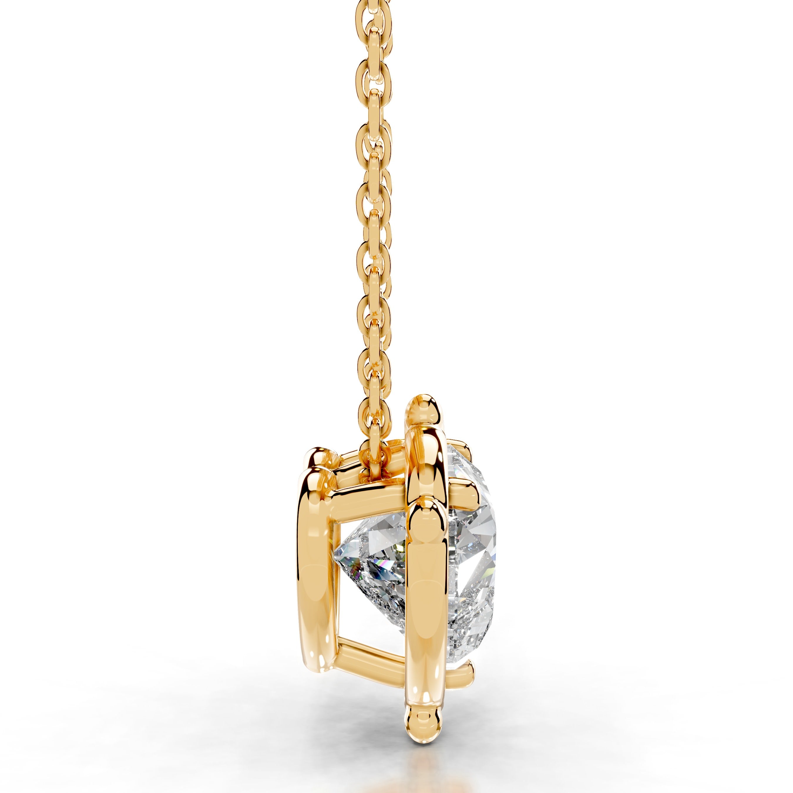 Rooted in Love Lab Grown Diamond Necklace - 18K Yellow Gold