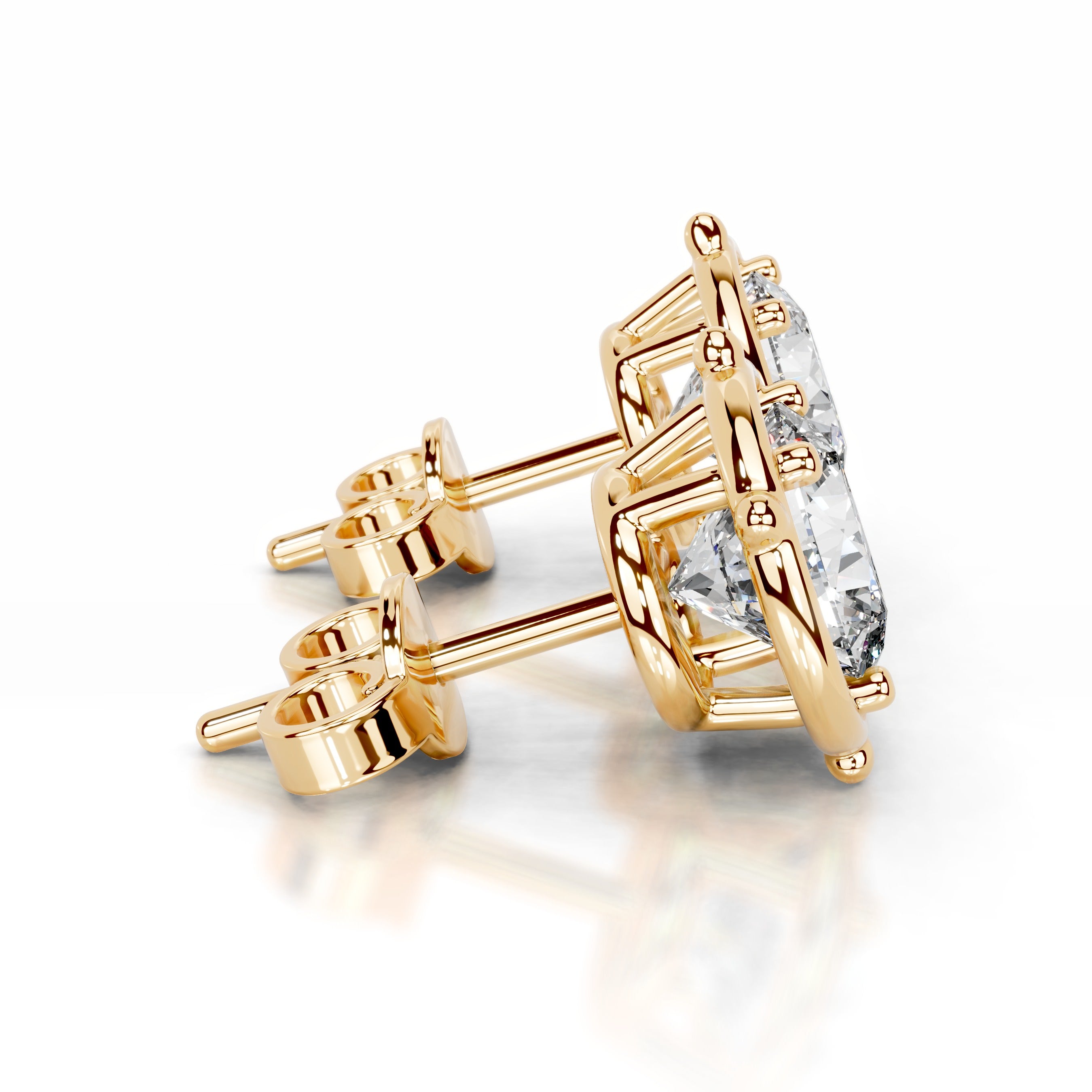 Rooted in Love Lab Grown Diamond Earrings - 18K Yellow Gold