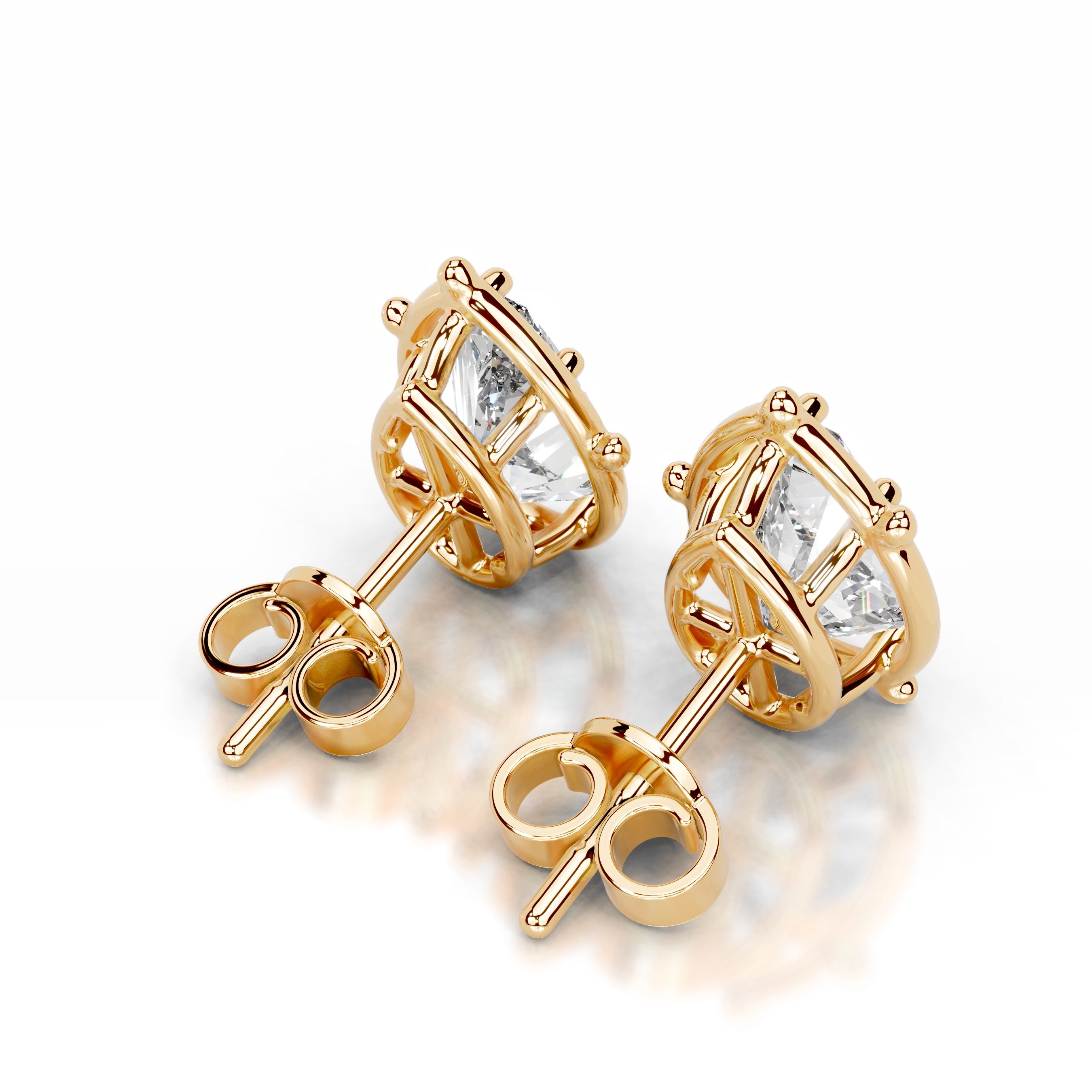 Rooted in Love Lab Grown Diamond Earrings - 18K Yellow Gold