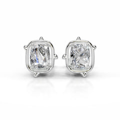 Rooted in Love Lab Grown Diamond Earrings - 14K White Gold