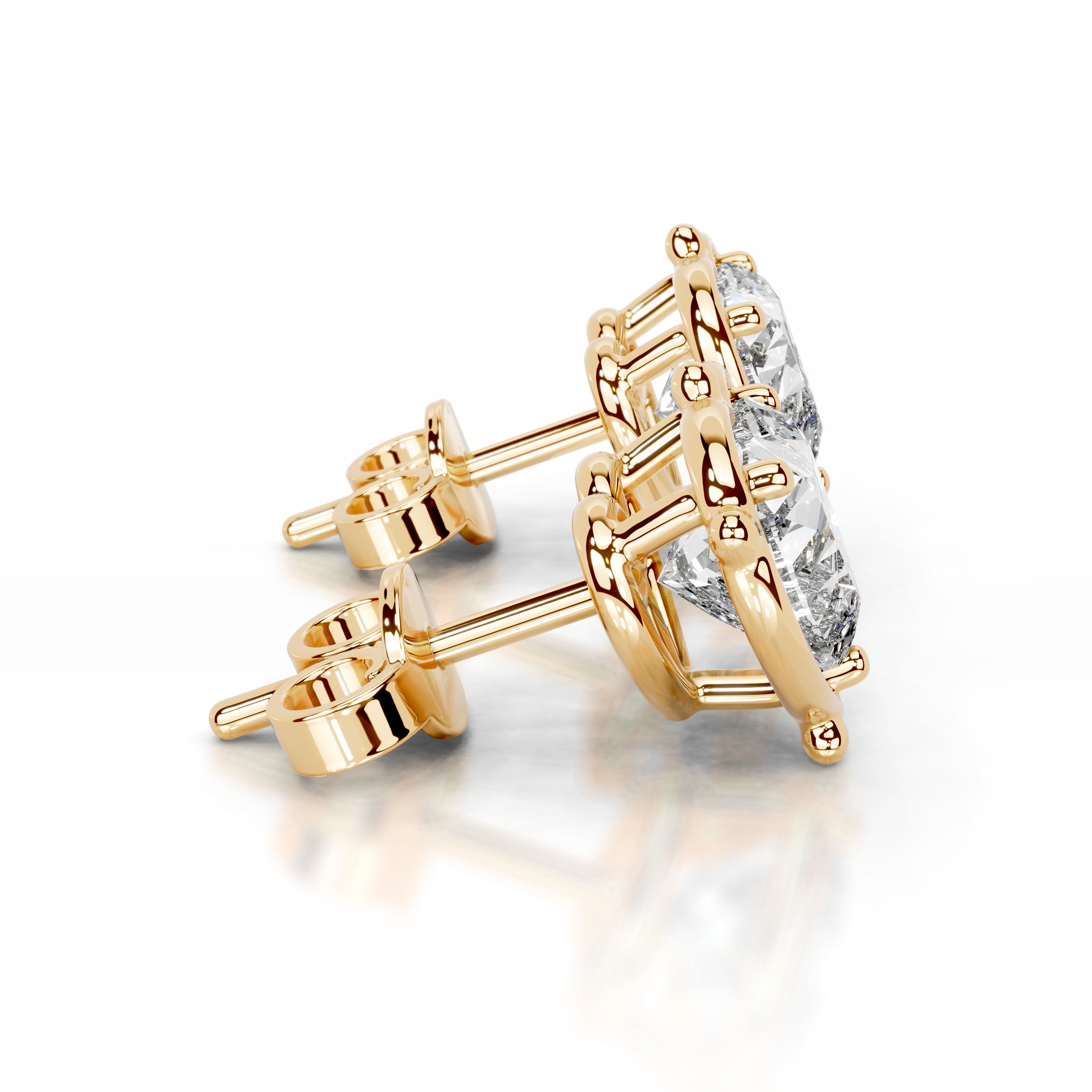 Rooted in Love Lab Grown Diamond Earrings - 18K Yellow Gold