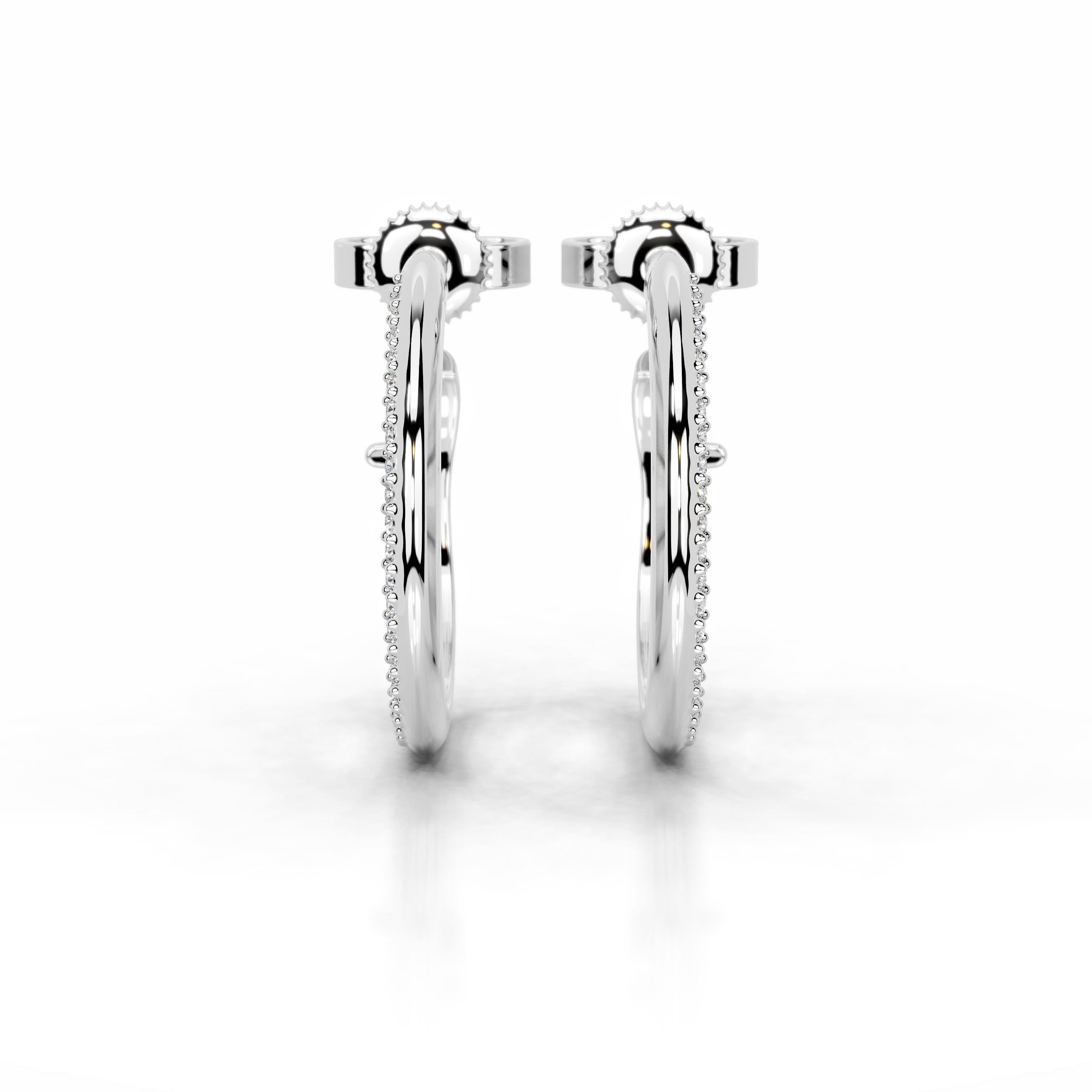 Eternal Love Lab Grown Diamond Earrings - 18K White Gold