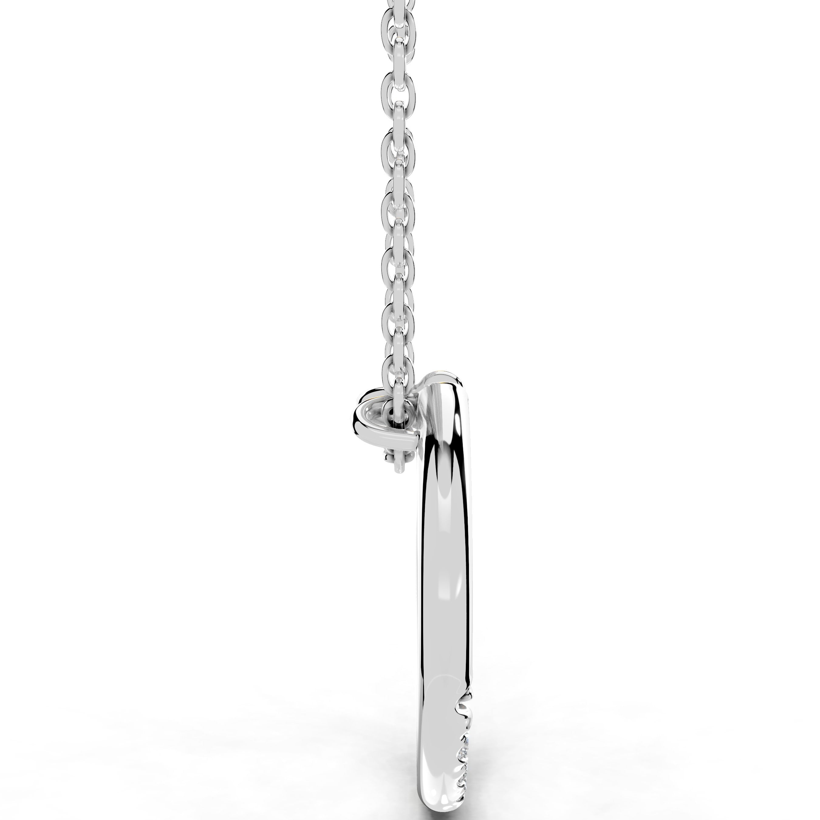 Everlasting Lab Grown Diamond Necklace - 14K White Gold