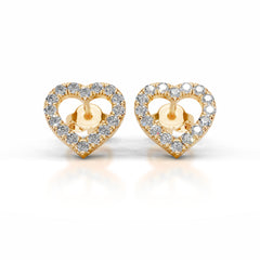 Linda Lab Grown Diamond Earrings - 18K Yellow Gold