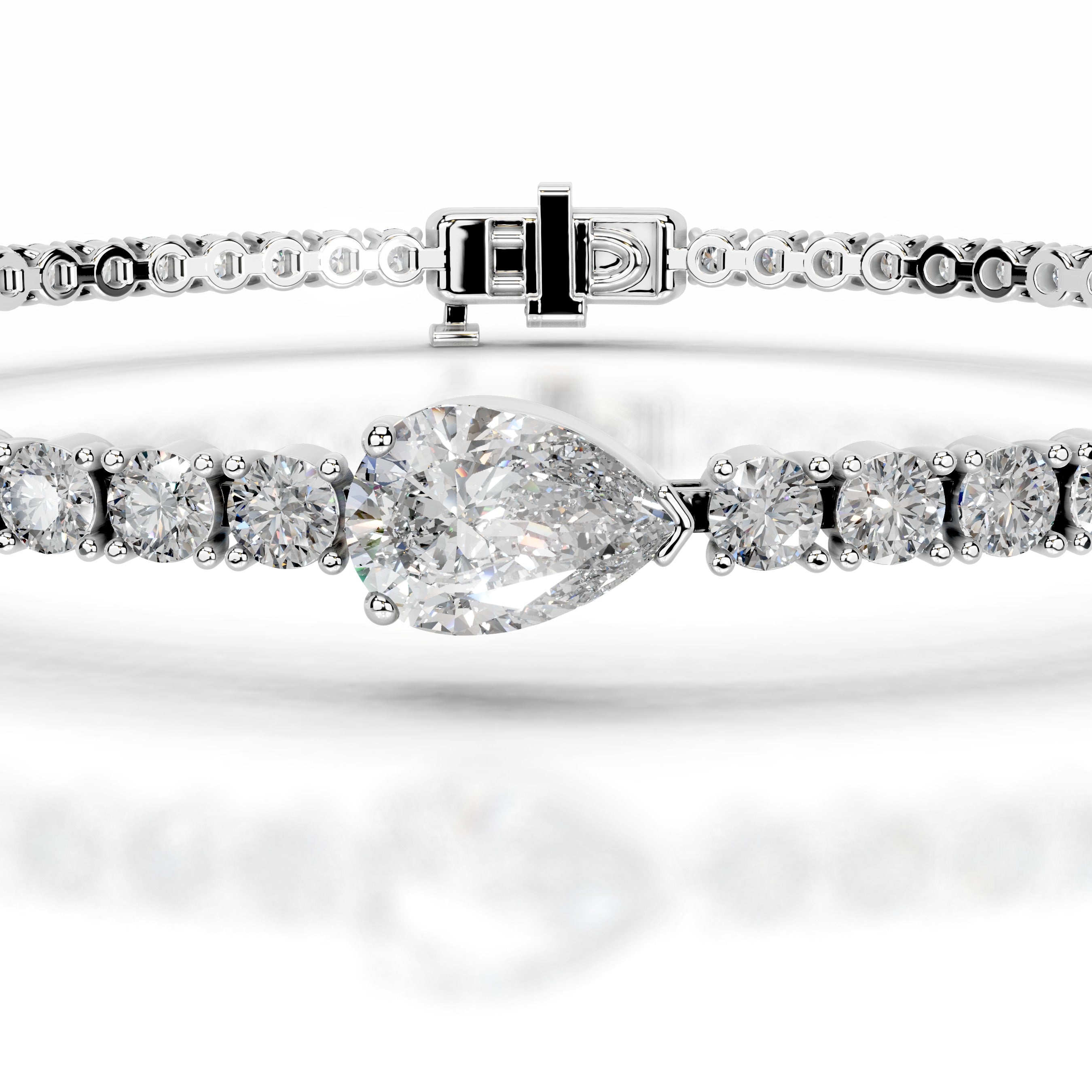 Cheryl Lab Grown Diamond Bracelet - 14K White Gold