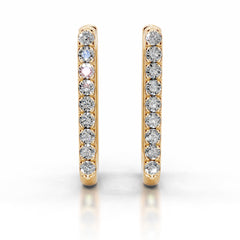Denise Lab Grown Diamond Earrings - 18K Yellow Gold