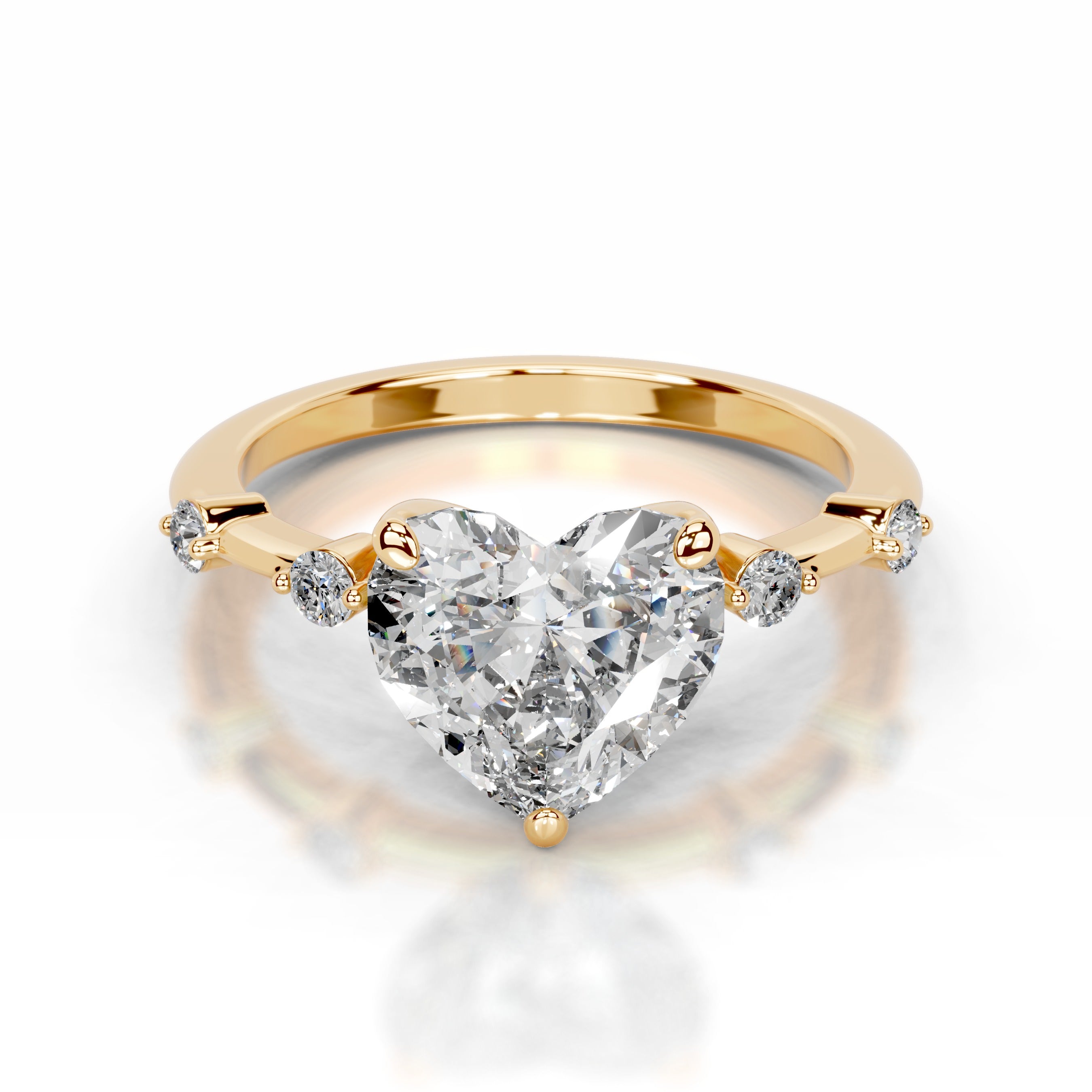 Ninnette Lab Grown Diamond Ring - 18K Yellow Gold