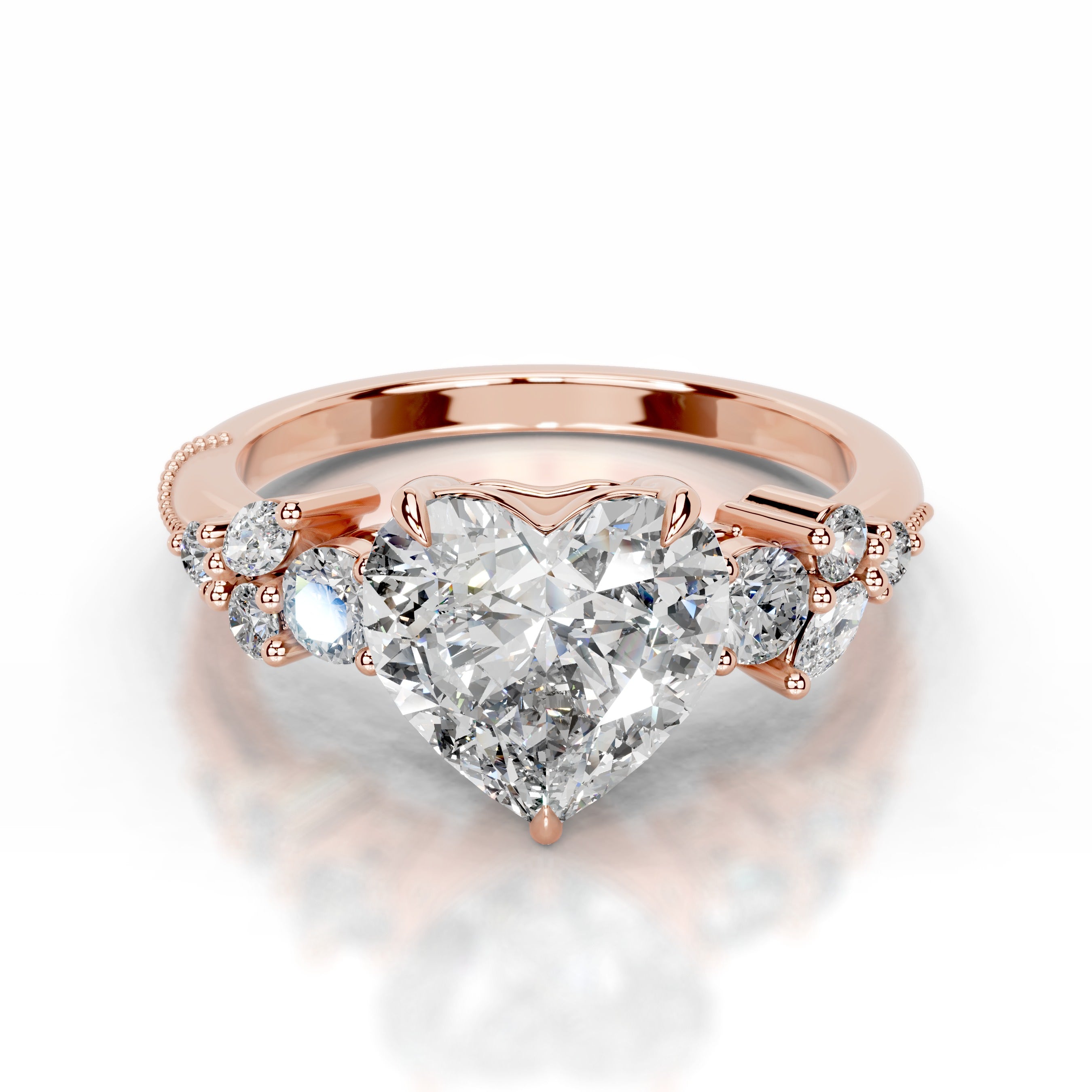 Belita Lab Grown Diamond Ring - 14K Rose Gold