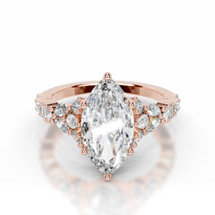 Tula Lab Grown Diamond Ring - 14K Rose Gold