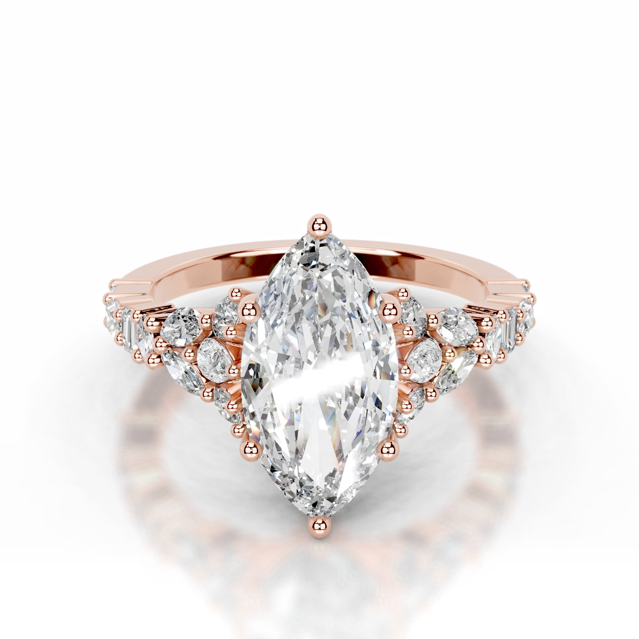 Tula Lab Grown Diamond Ring - 14K Rose Gold