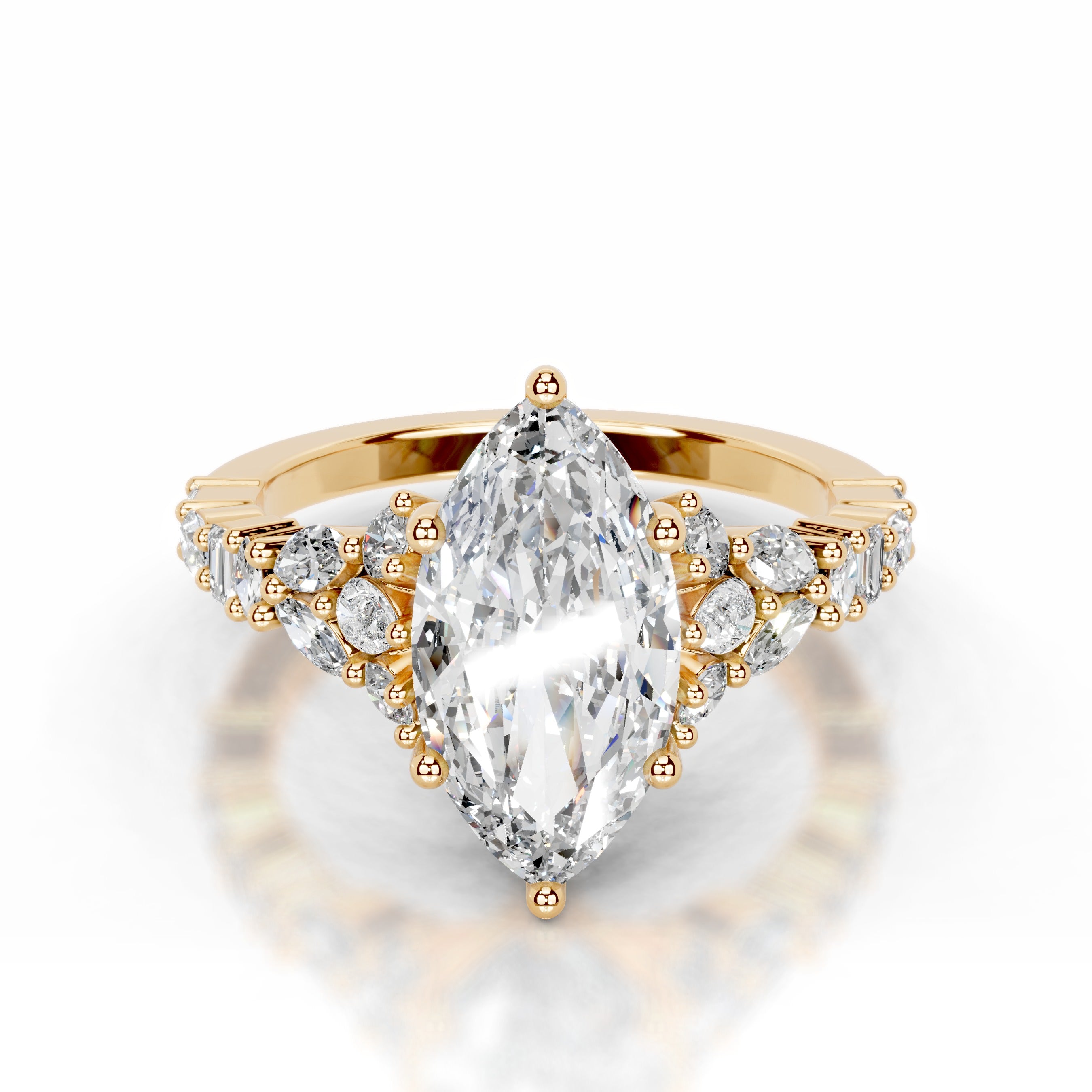 Tula Lab Grown Diamond Ring - 18K Yellow Gold