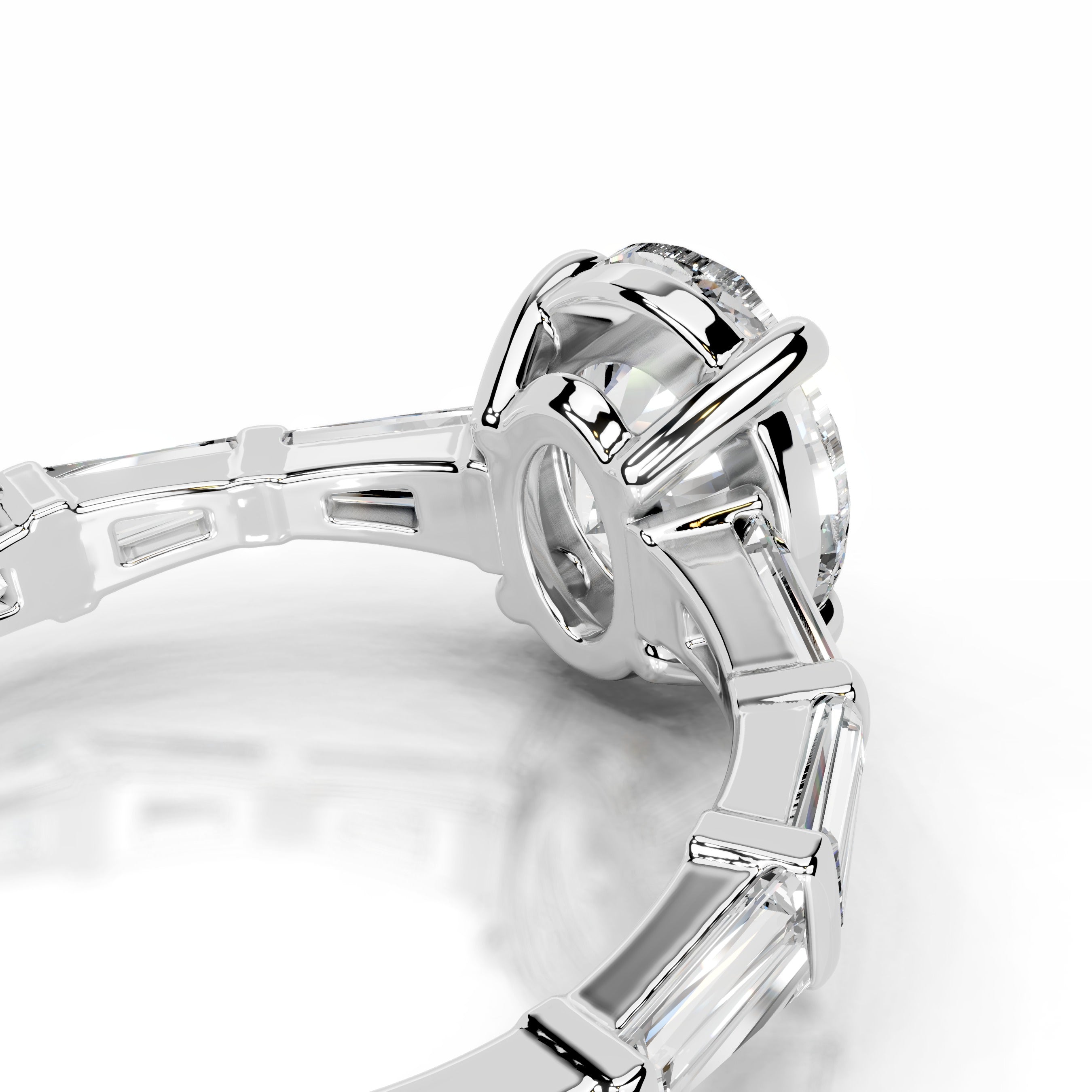 Calandra Lab Grown Diamond Ring - Platinum