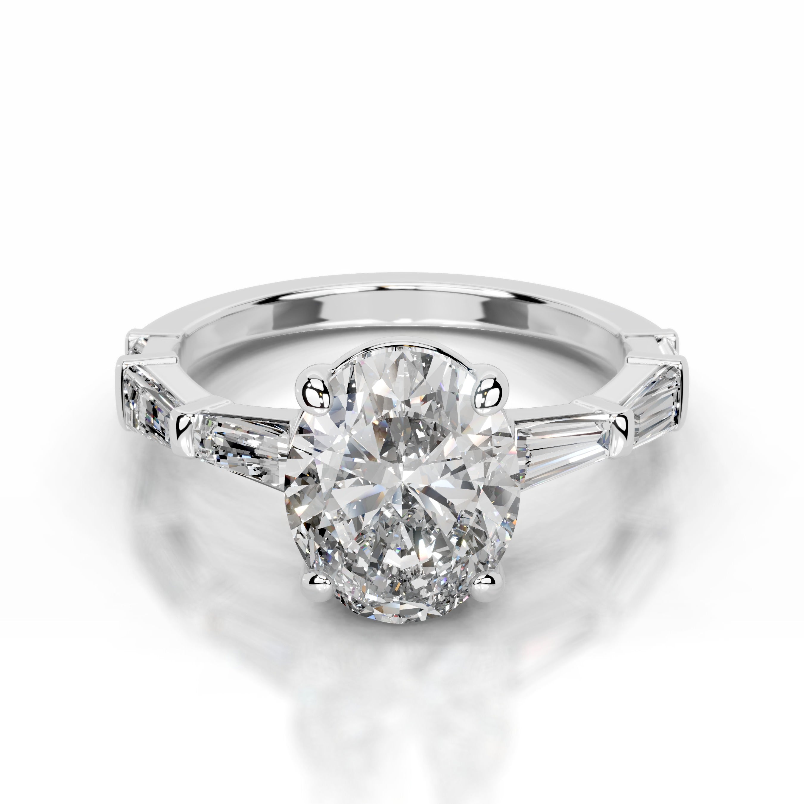 Calandra Lab Grown Diamond Ring - Platinum